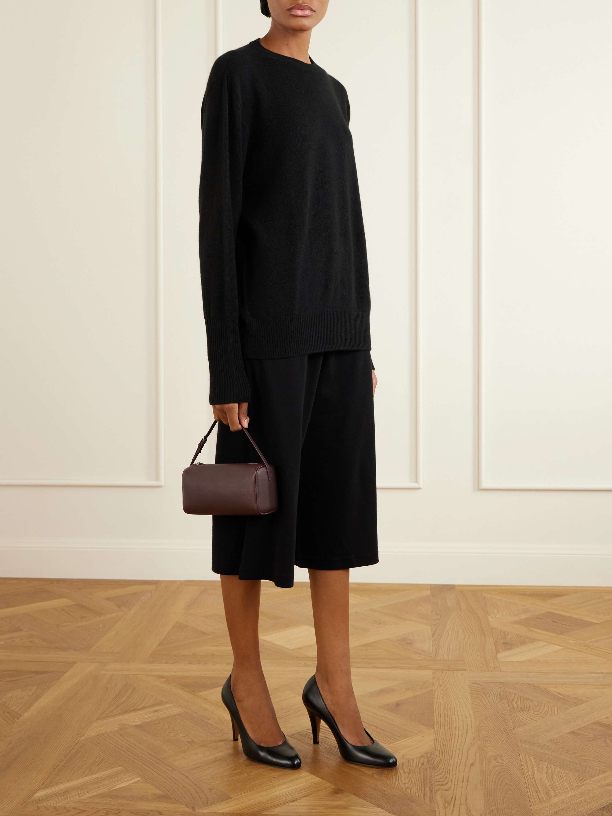 THE ROW 90s small textured-leather tote