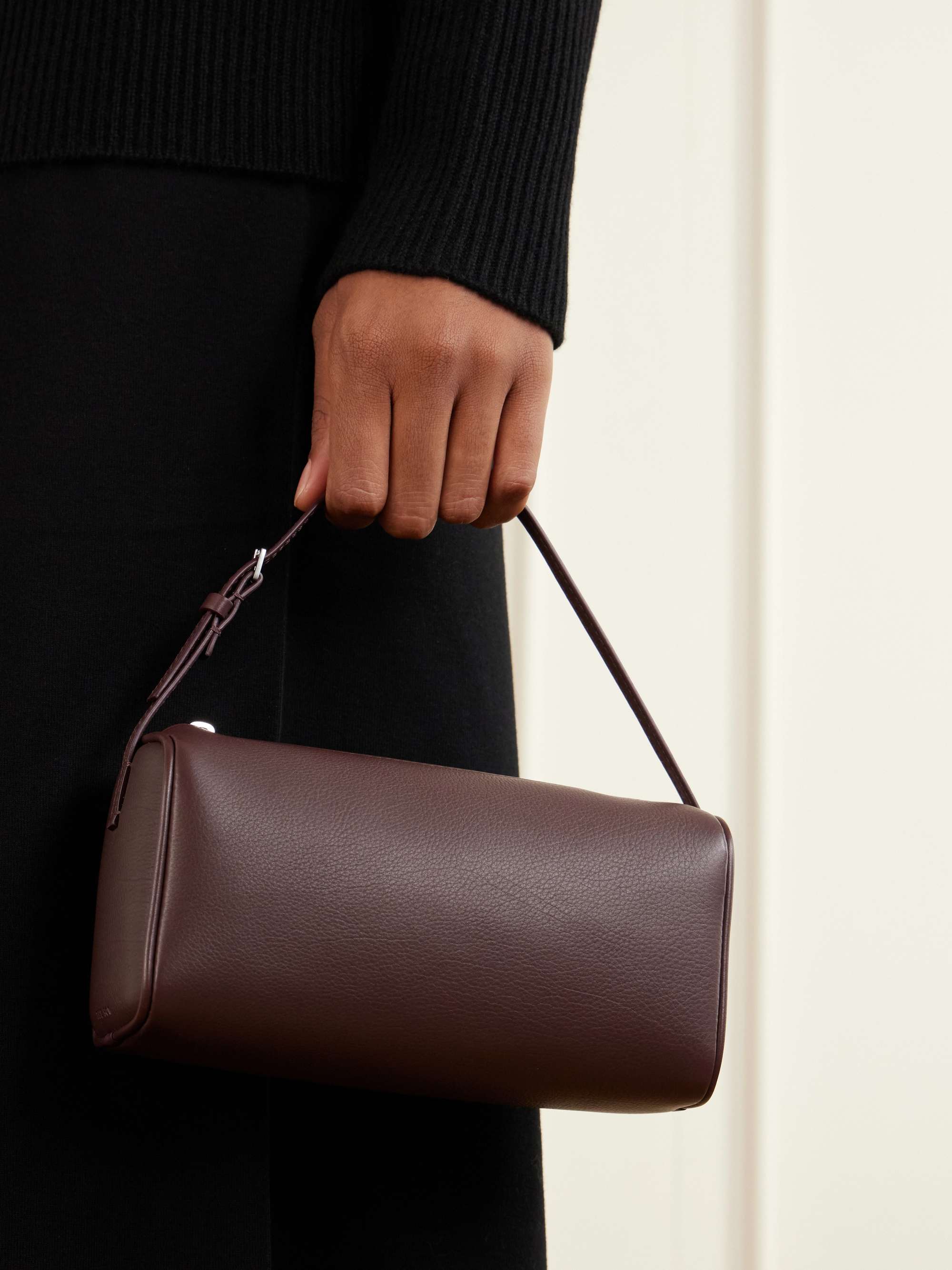 THE ROW 90s small textured-leather tote