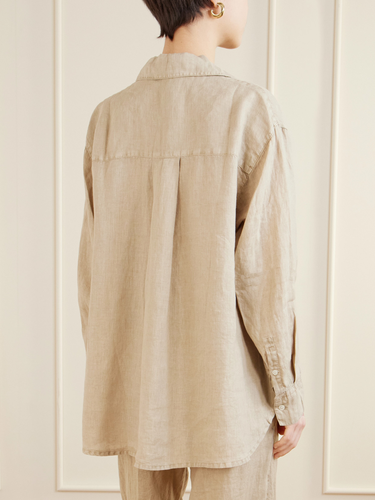 Linen-Canvas Shirt