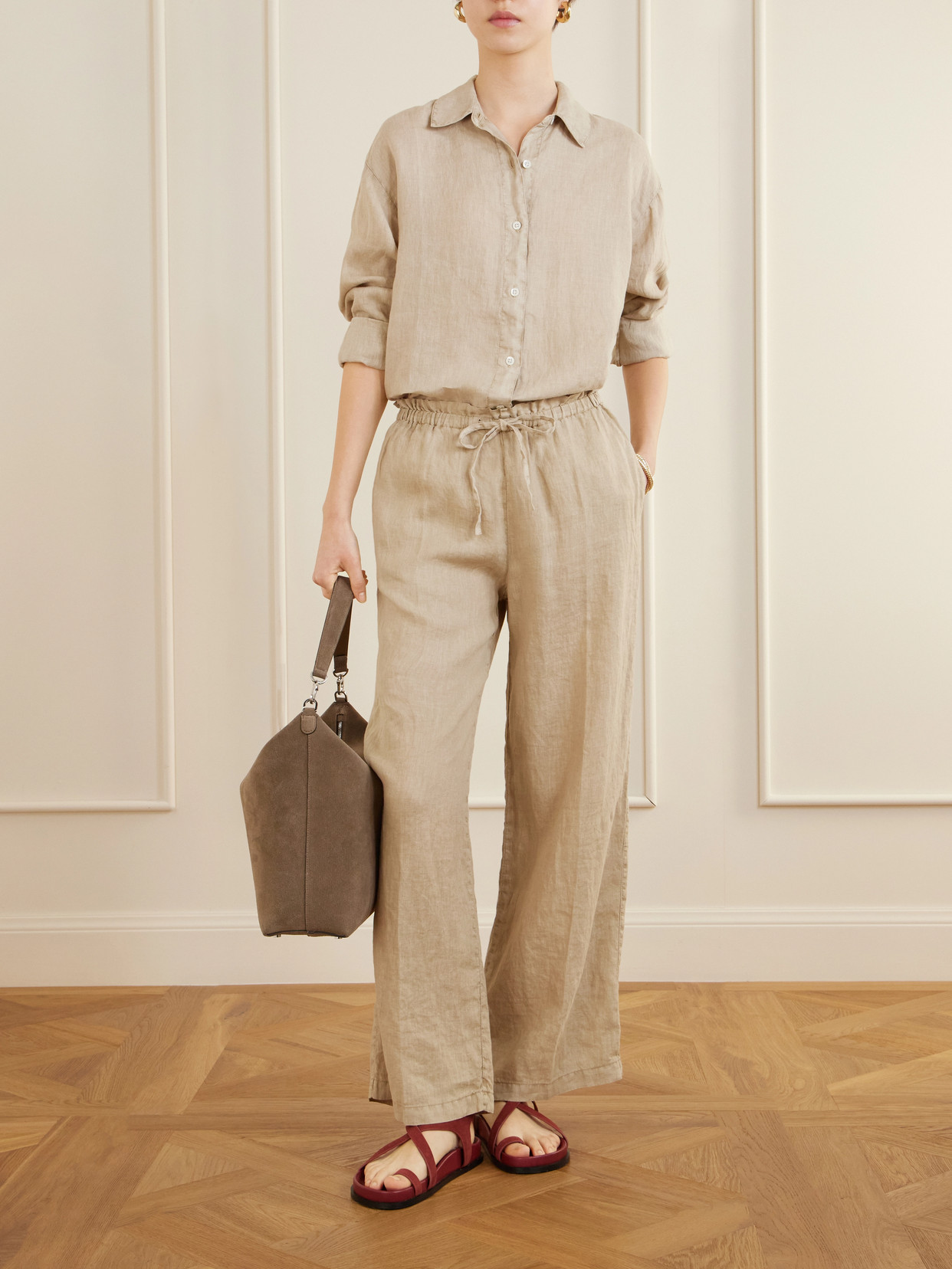 Linen-Canvas Shirt