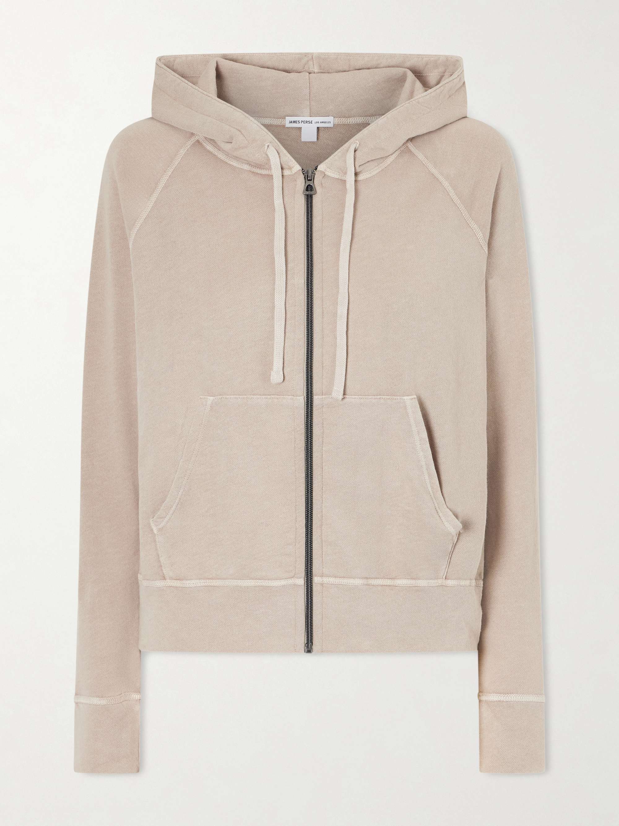JAMES PERSE Vintage Supima cotton-jersey hoodie