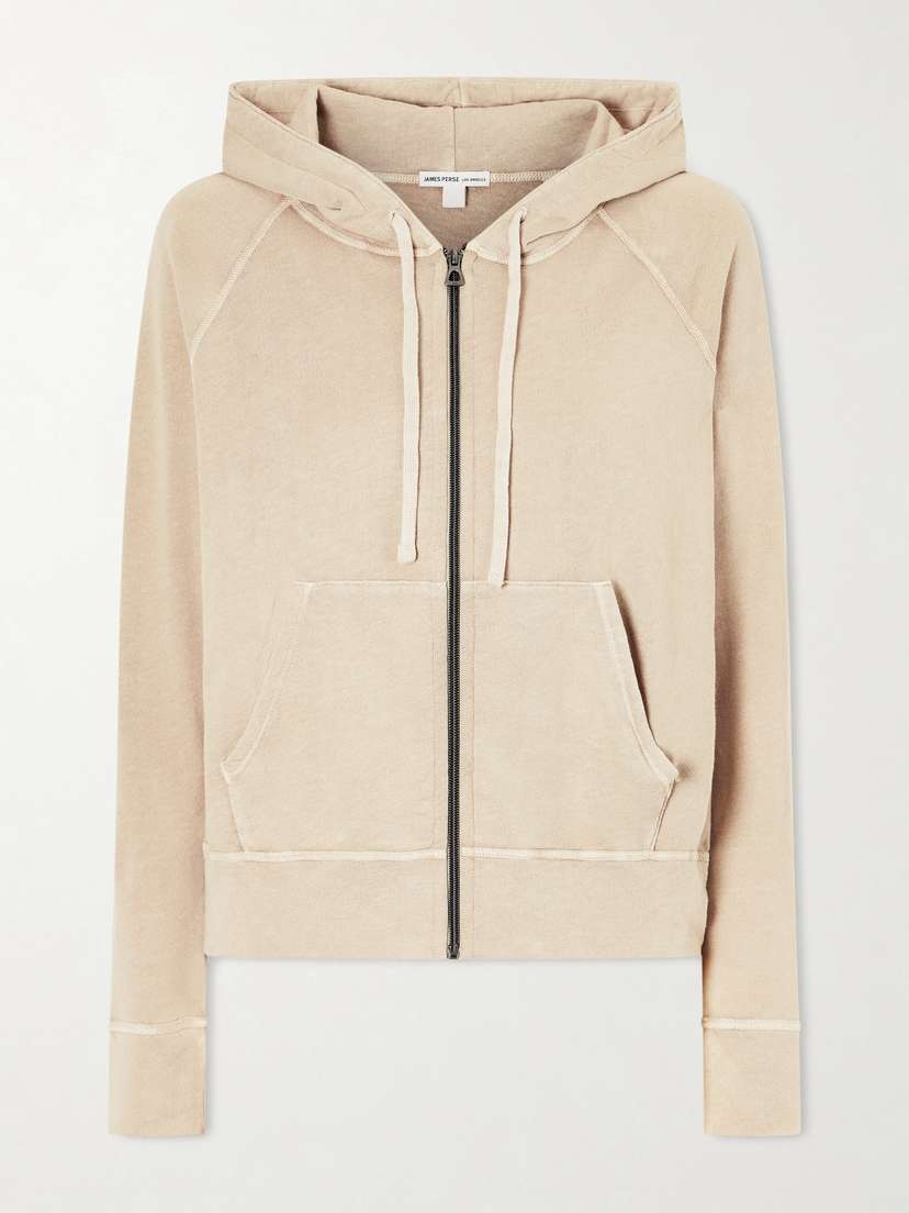 James Perse French Cotton-terry Hoodie
