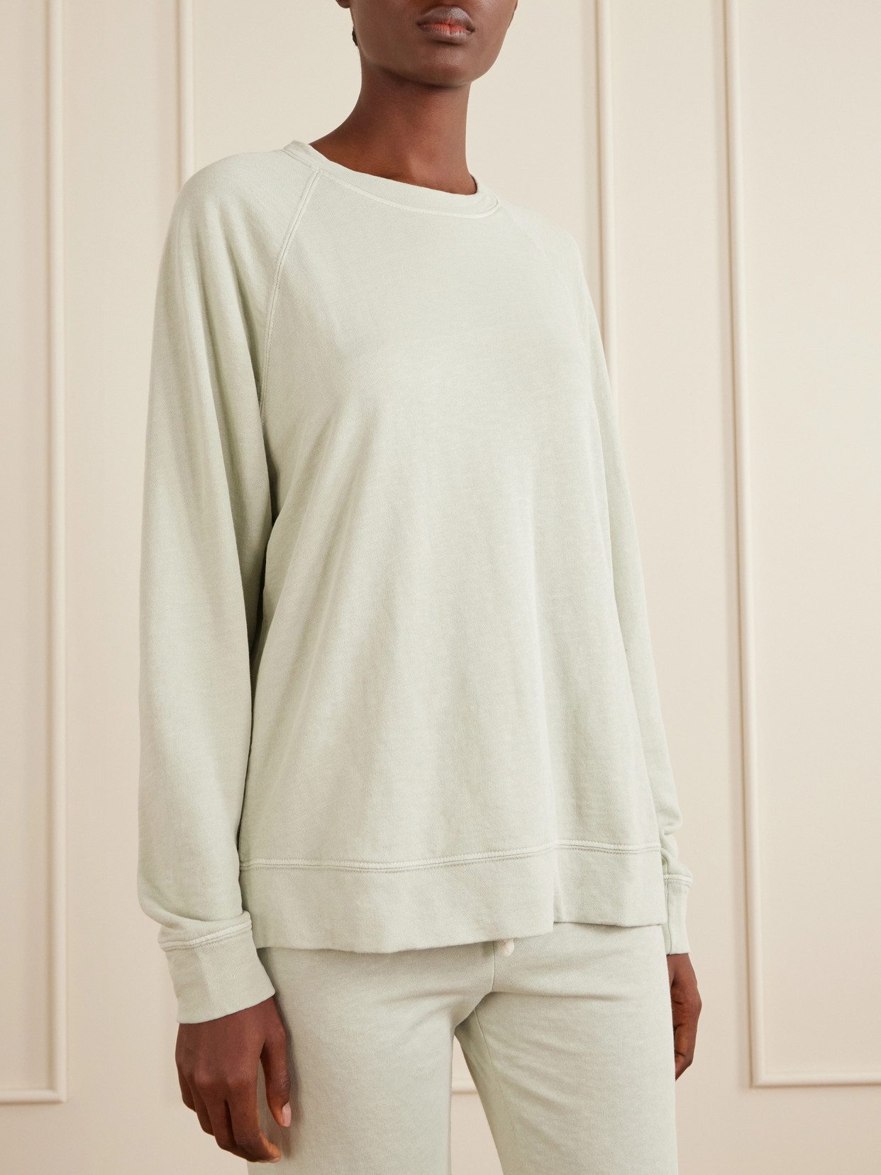 Supima Cotton-Terry Sweatshirt