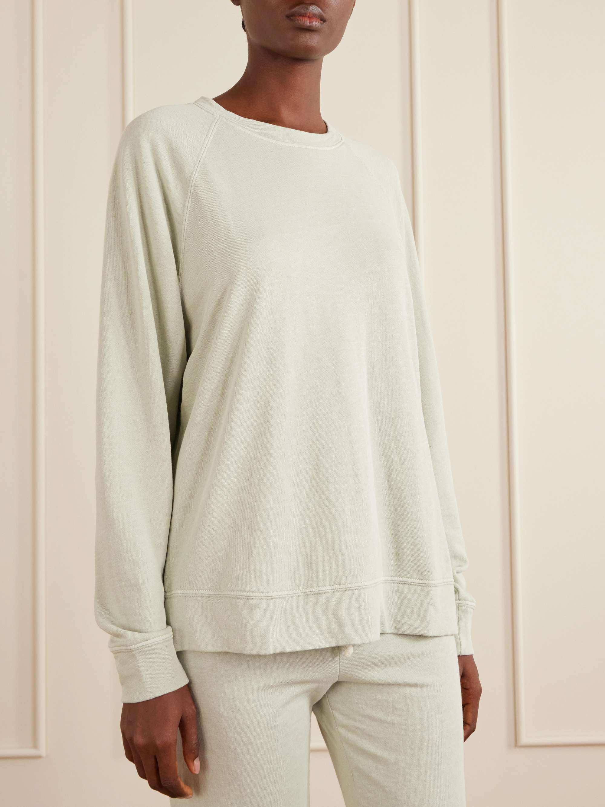 JAMES PERSE Supima cotton-terry sweatshirt