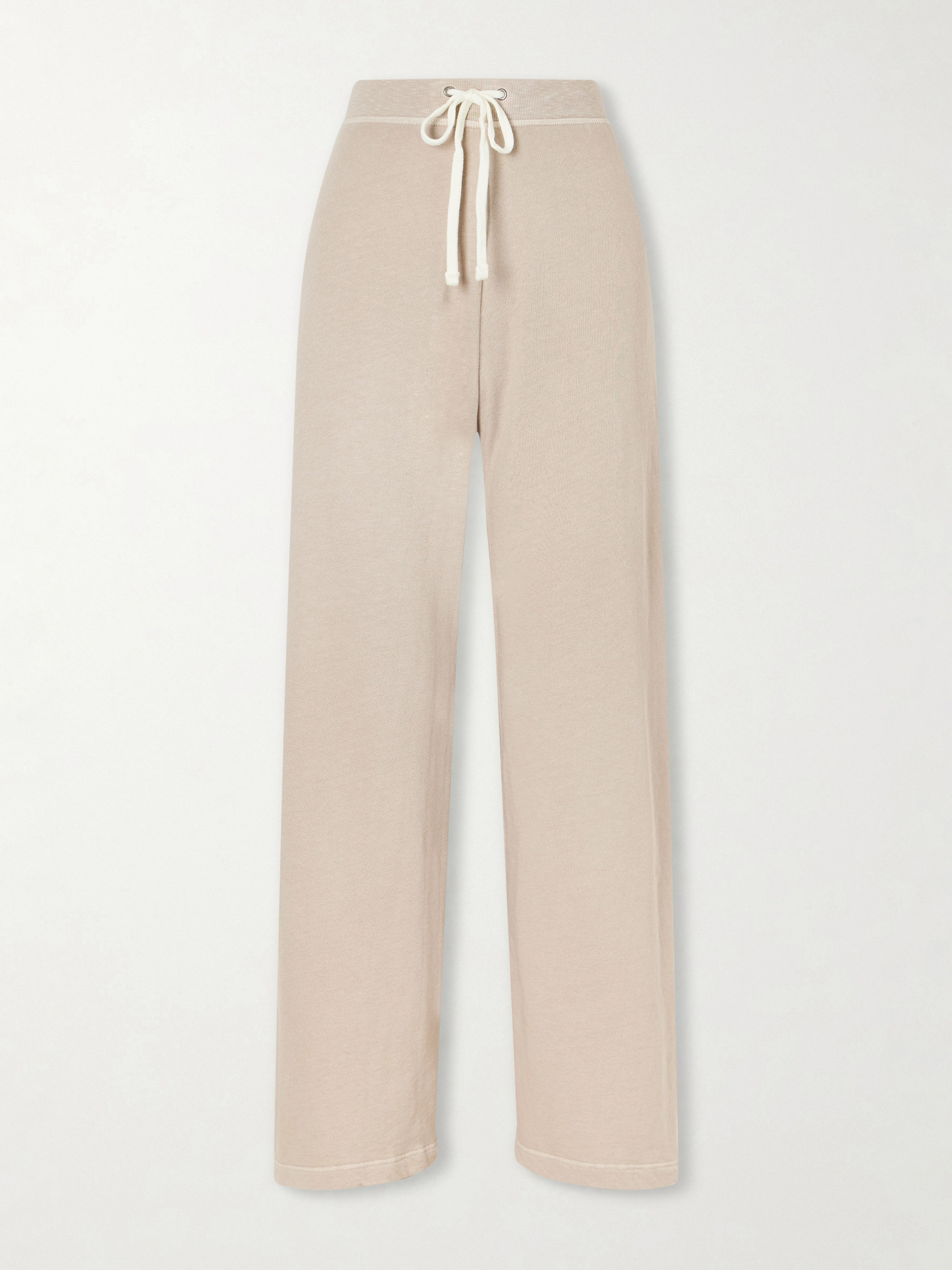 James Perse Cotton-terry wide-leg sweatpants