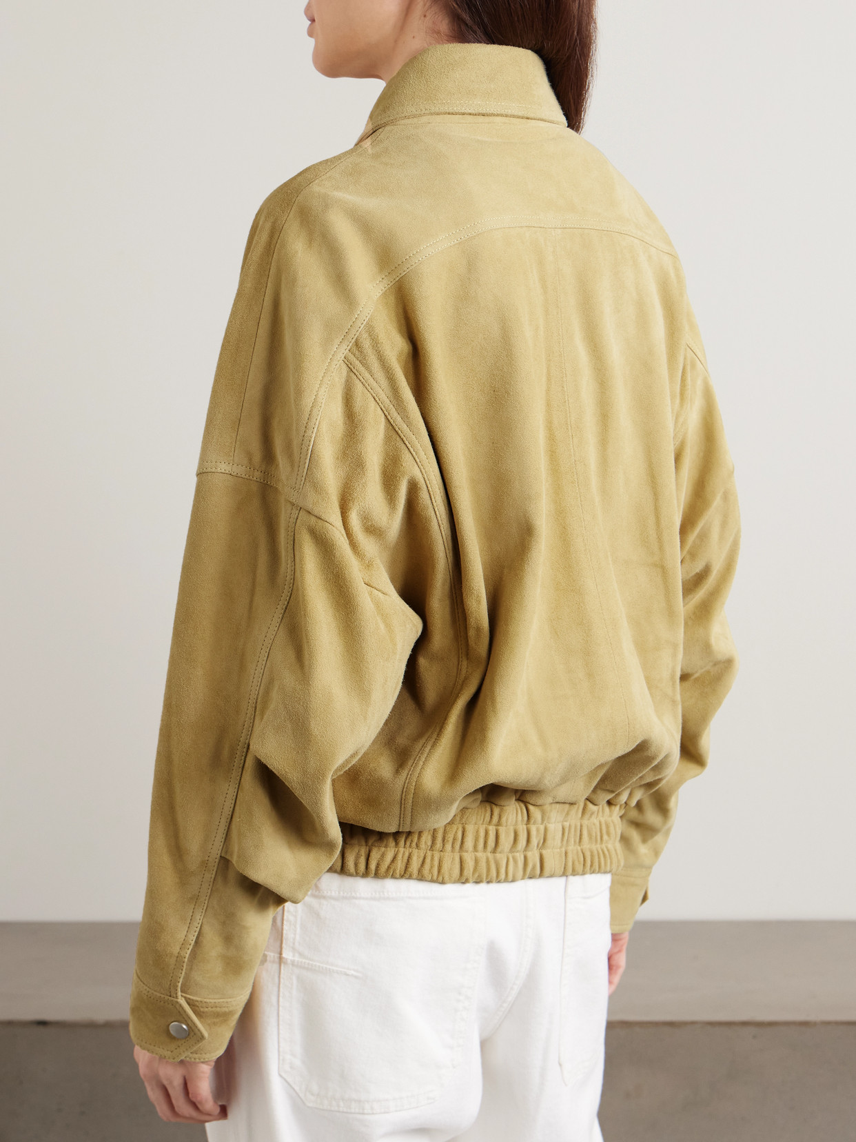 Dalma Suede Bomber Jacket