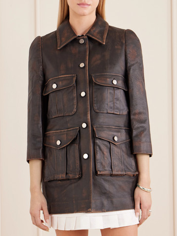 SHUSHU/TONG Leather jacket