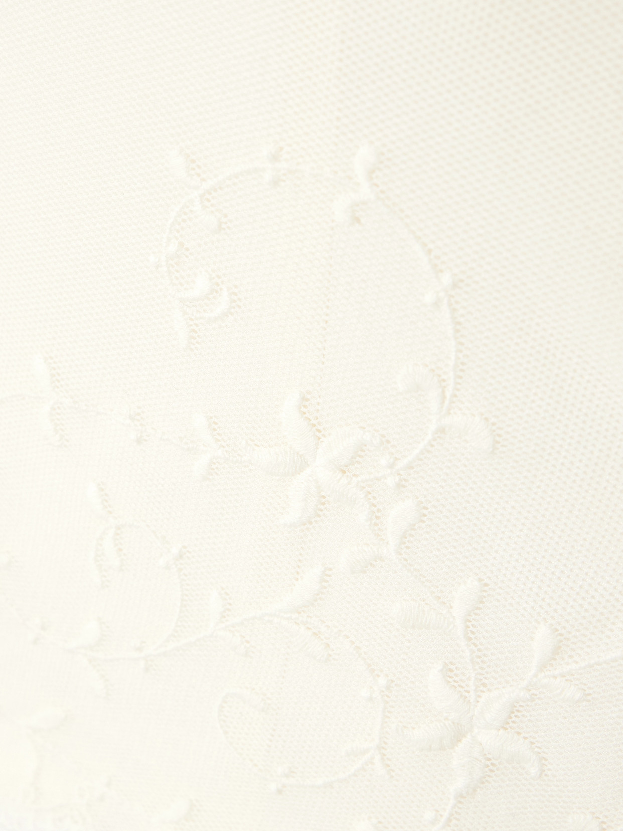Cove Layered Embroidered Cotton-Tulle And Silk-Blend Top