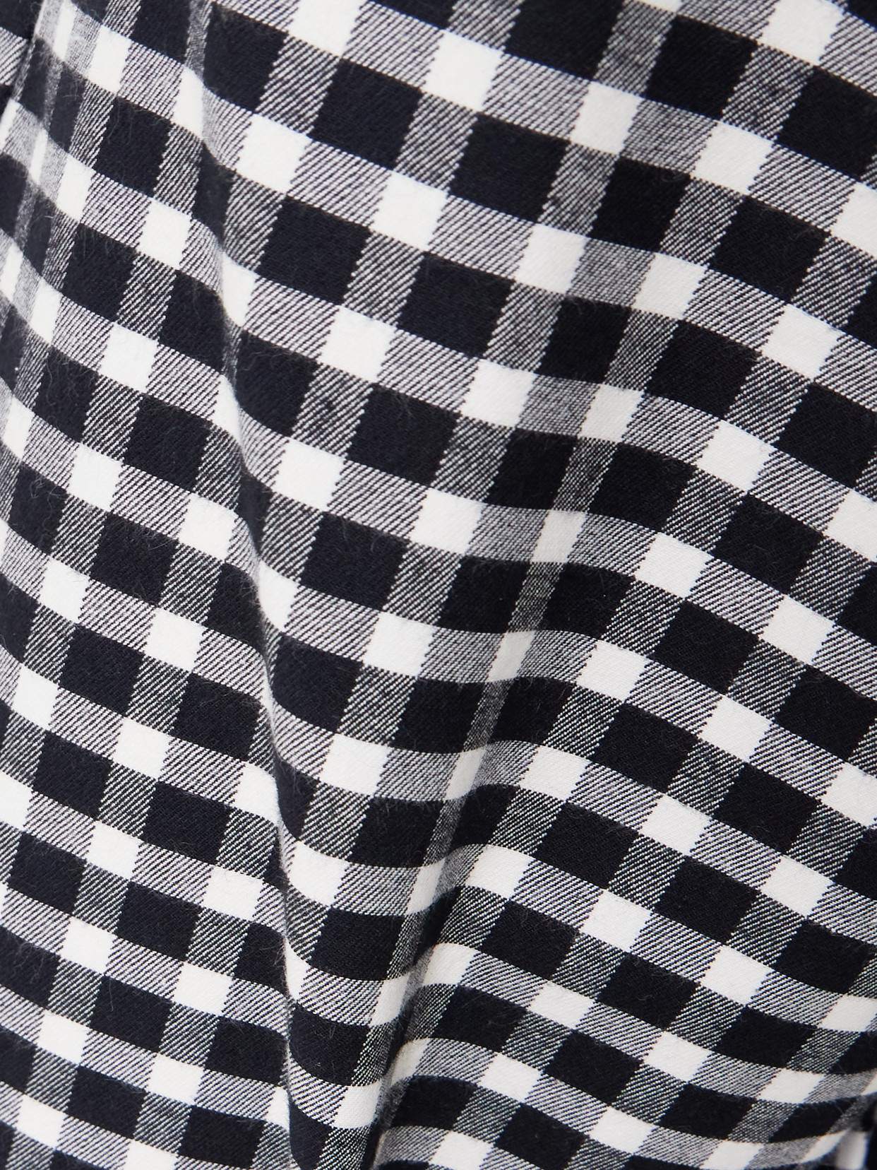Posse Chiara Cropped Checked Cotton-blend Capri Pants In Black