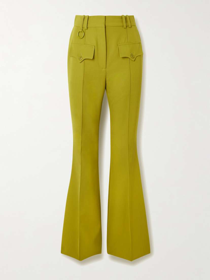 Zimmermann Luna Twill Wide-leg Pants
