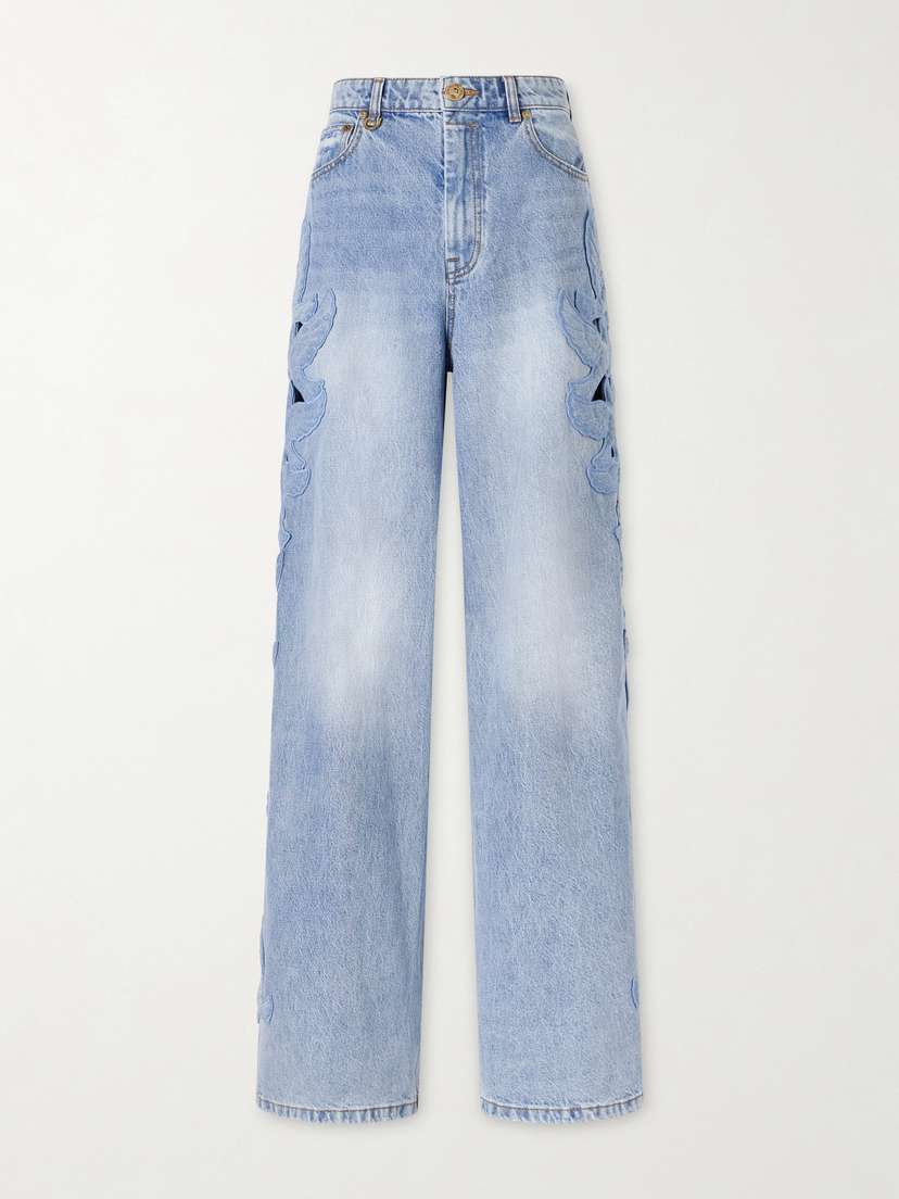 Zimmermann Alchemy Appliquéd Flared Jeans