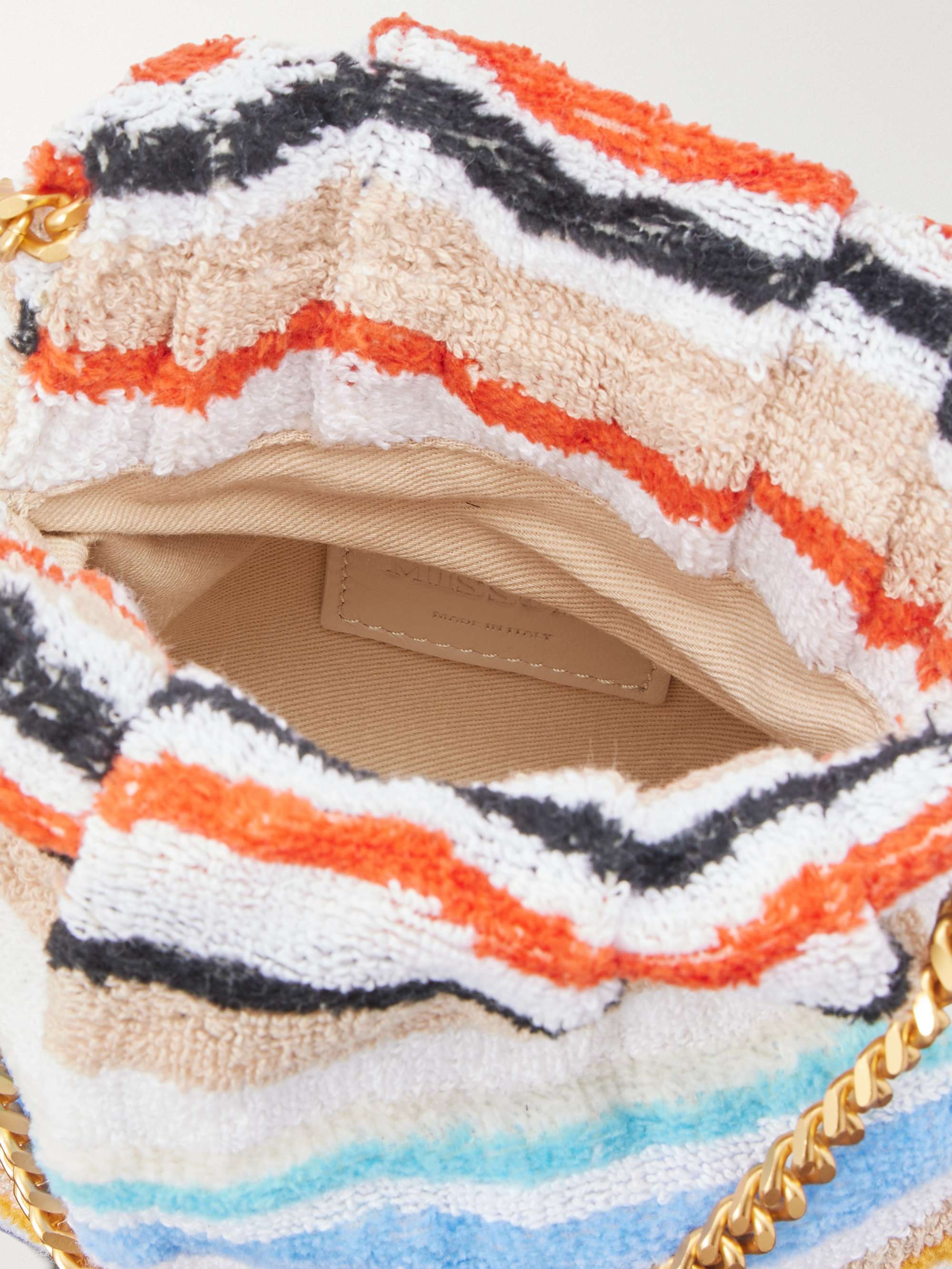 Missoni Colorful Striped Drawstring Backpack Missoni Beach Bags & Handbags for Women for sale | eBay main image 3