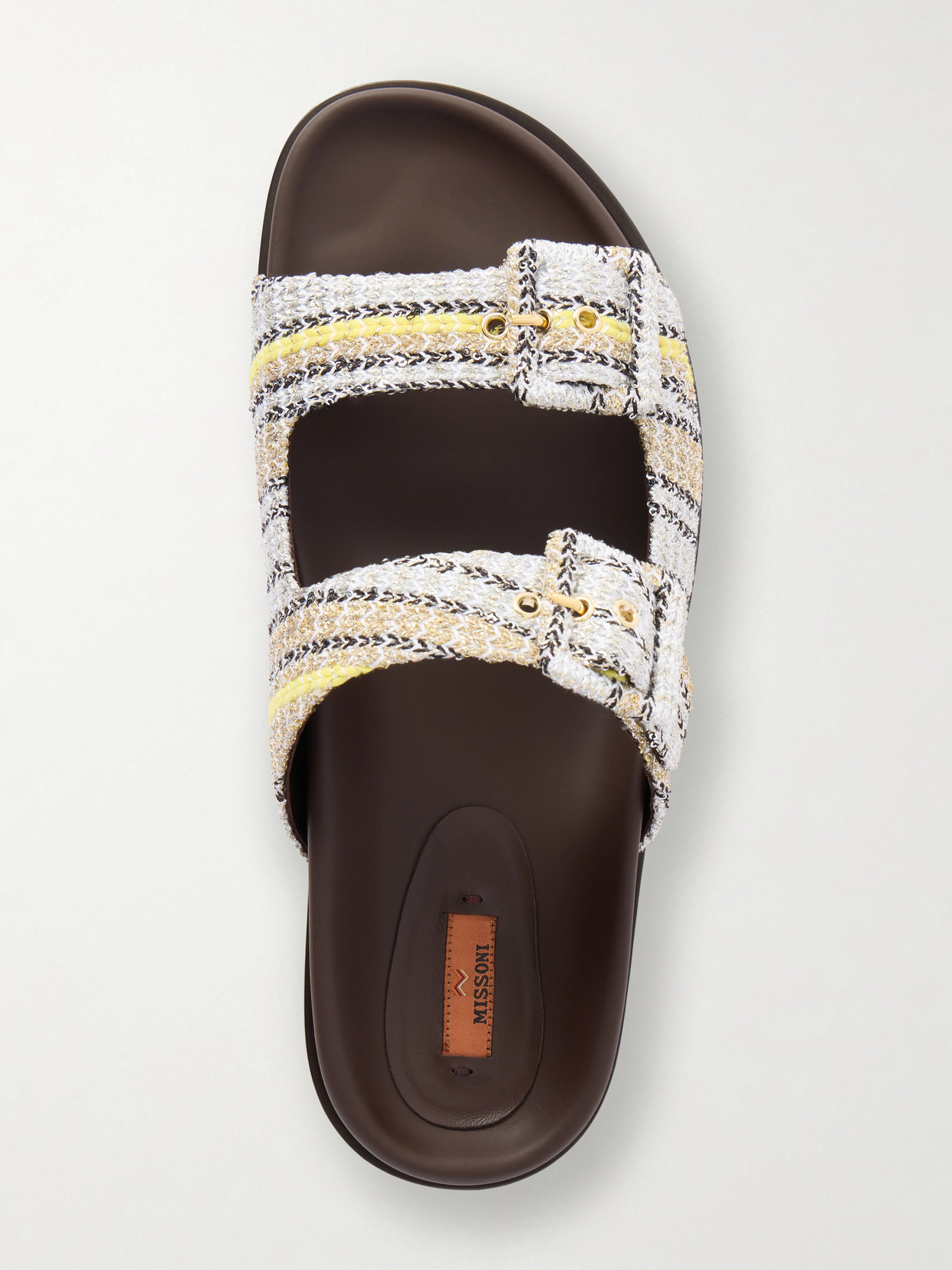 Clea Striped Woven Sandals