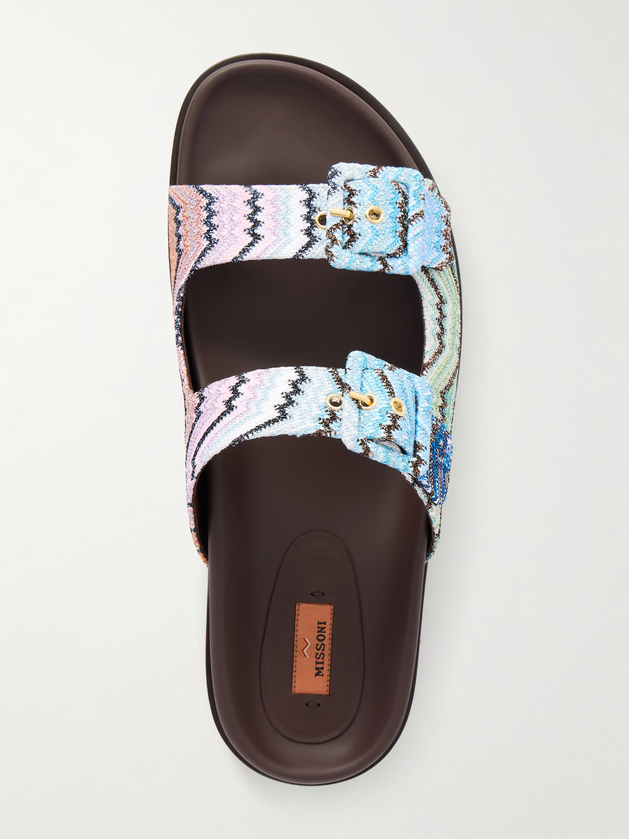 Clea Striped Woven Sandals