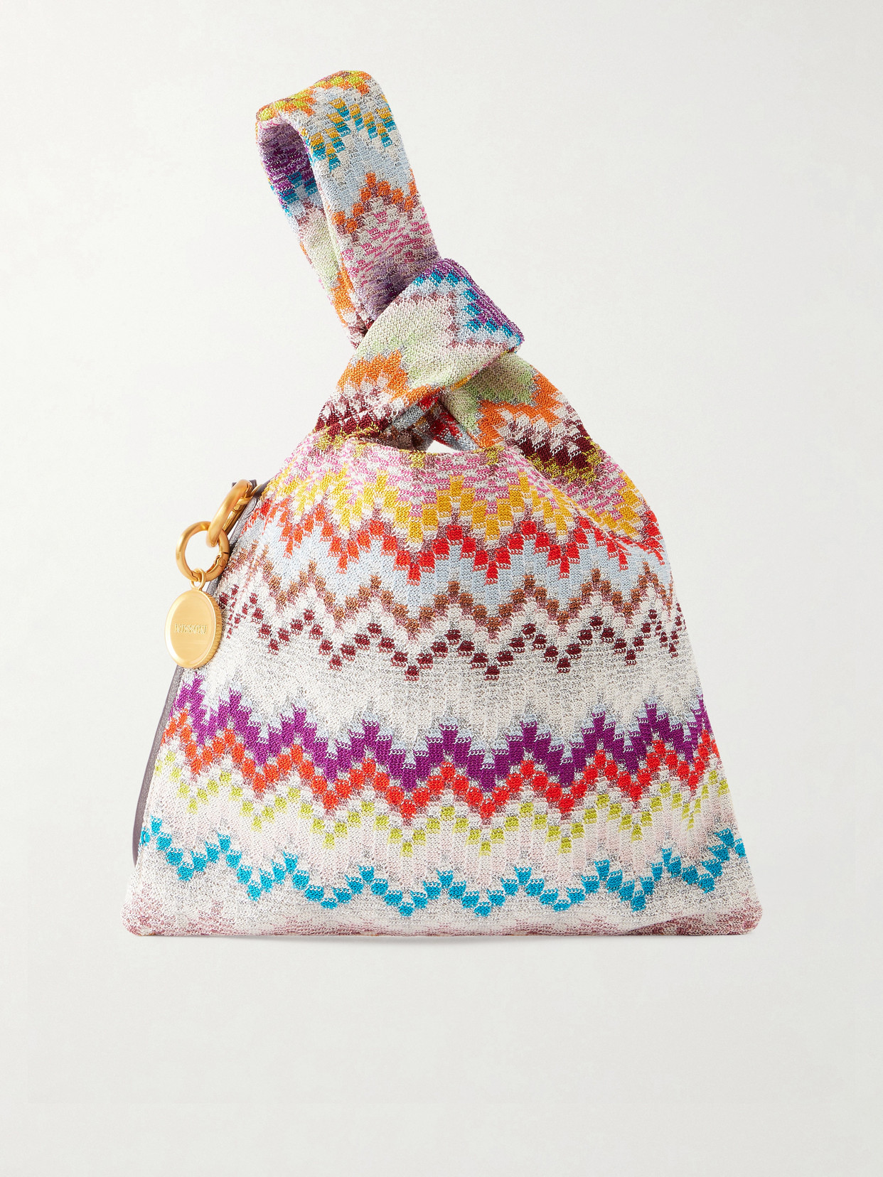 Missoni Striped Lurex Shoulder Bag In Multi