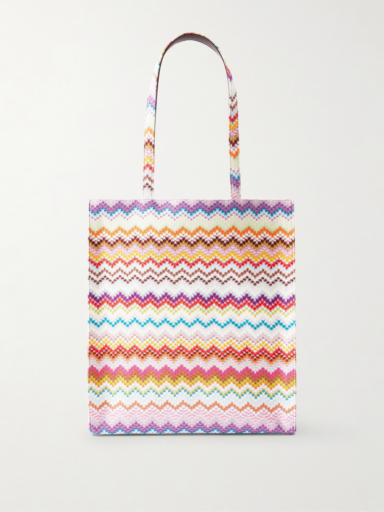 Missoni Striped Lurex Tote In Multi