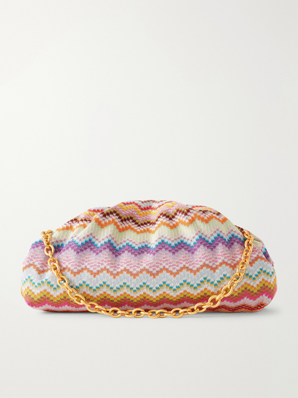 Missoni Large Lurex Pouch In Multi