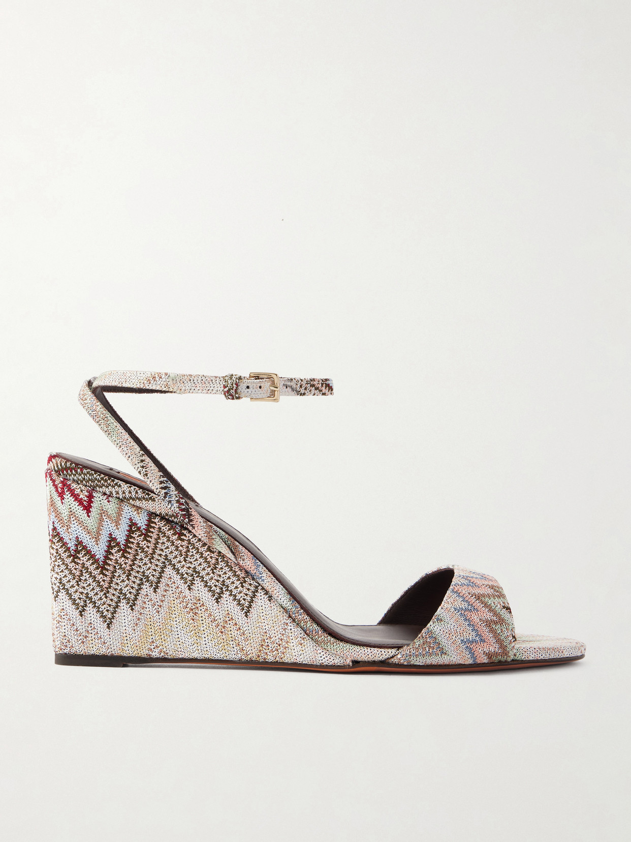 Missoni Julie Striped Woven Sandals In Multi