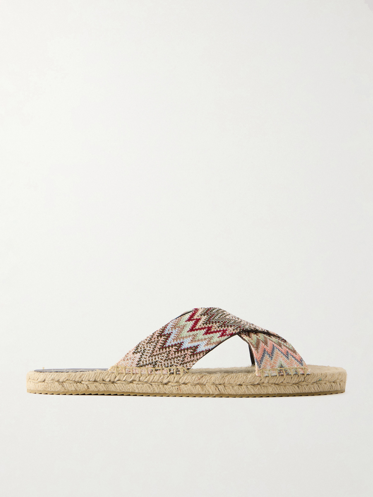 Missoni Harlow Woven Striped Espadrilles Sandals In Multi