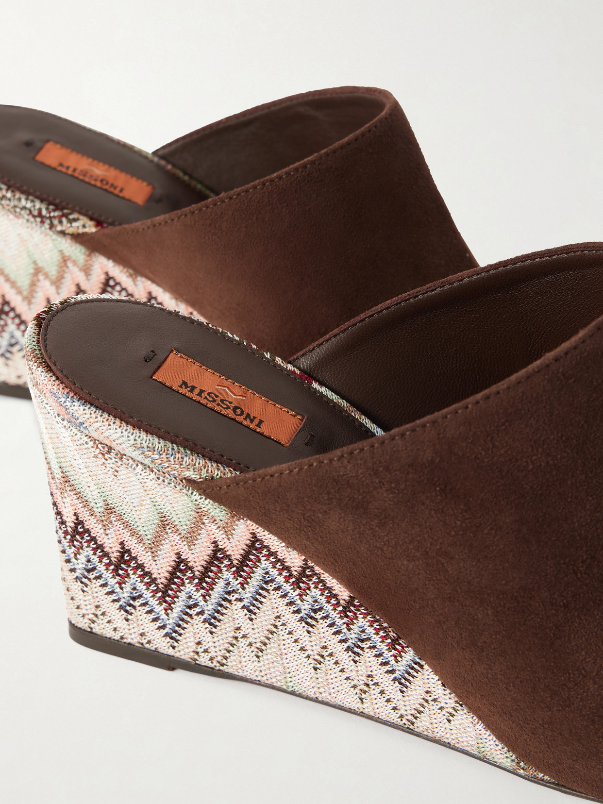 Mabel Striped Woven Wedge