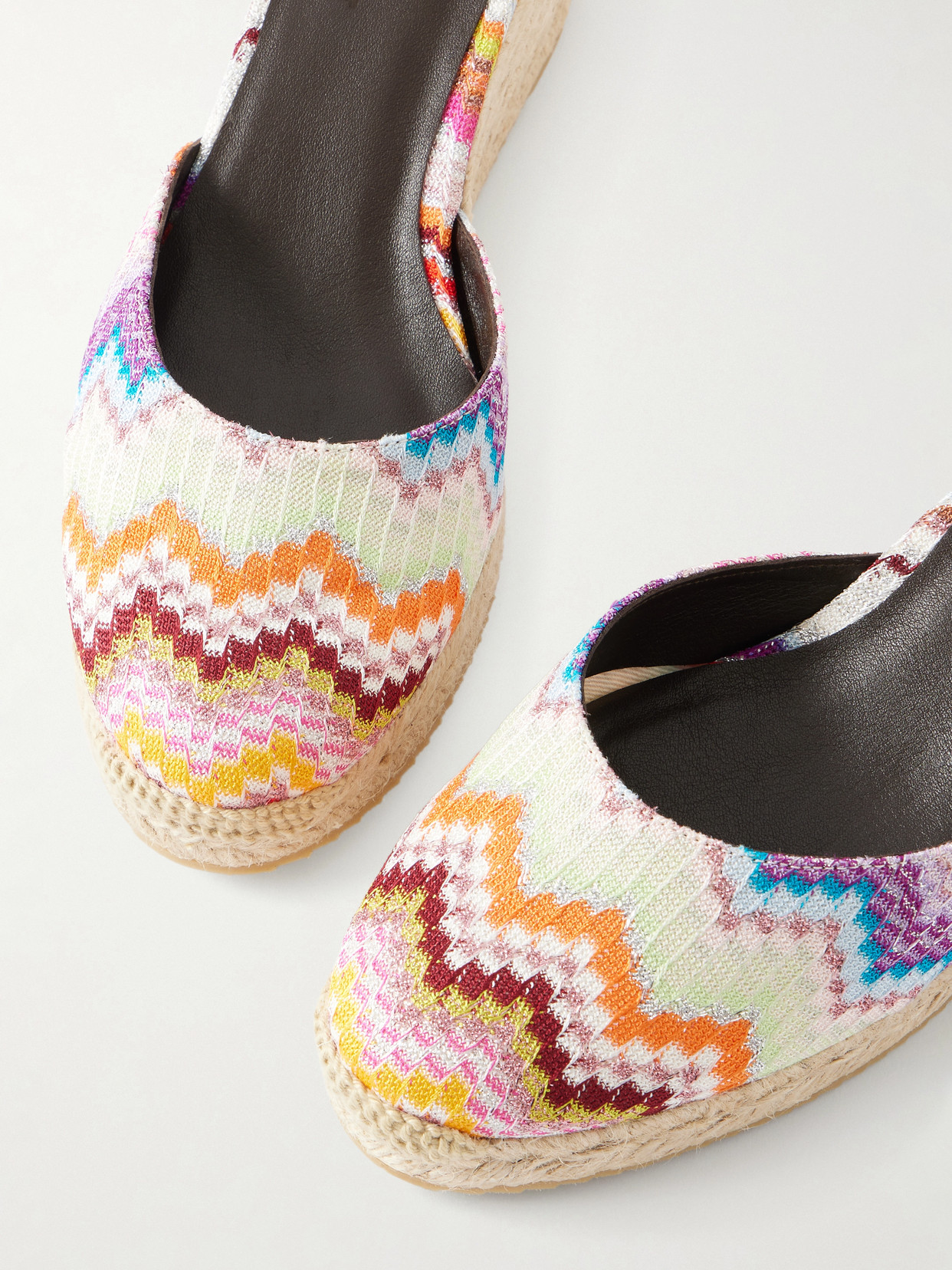 Missoni Eva 60 Striped Woven Espadrilles Sandals In Multi