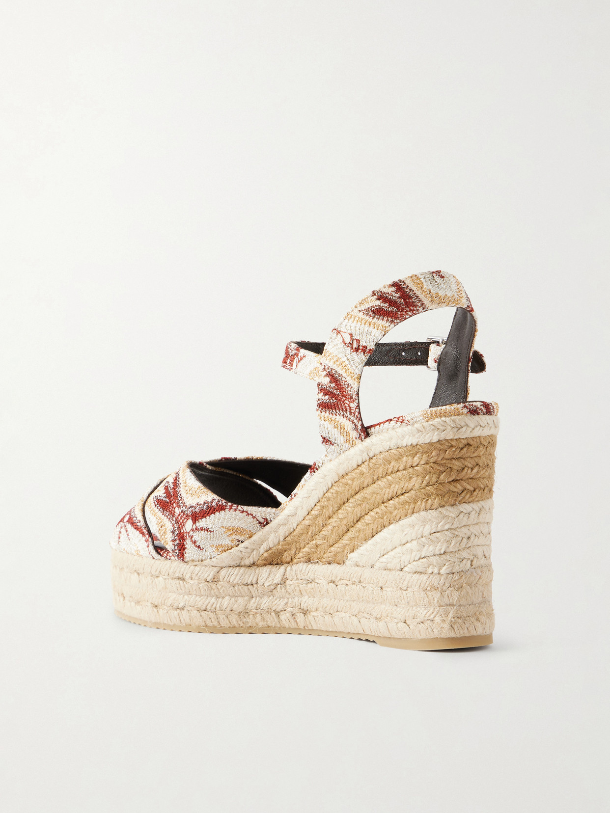 Carmen Striped Woven Wedge