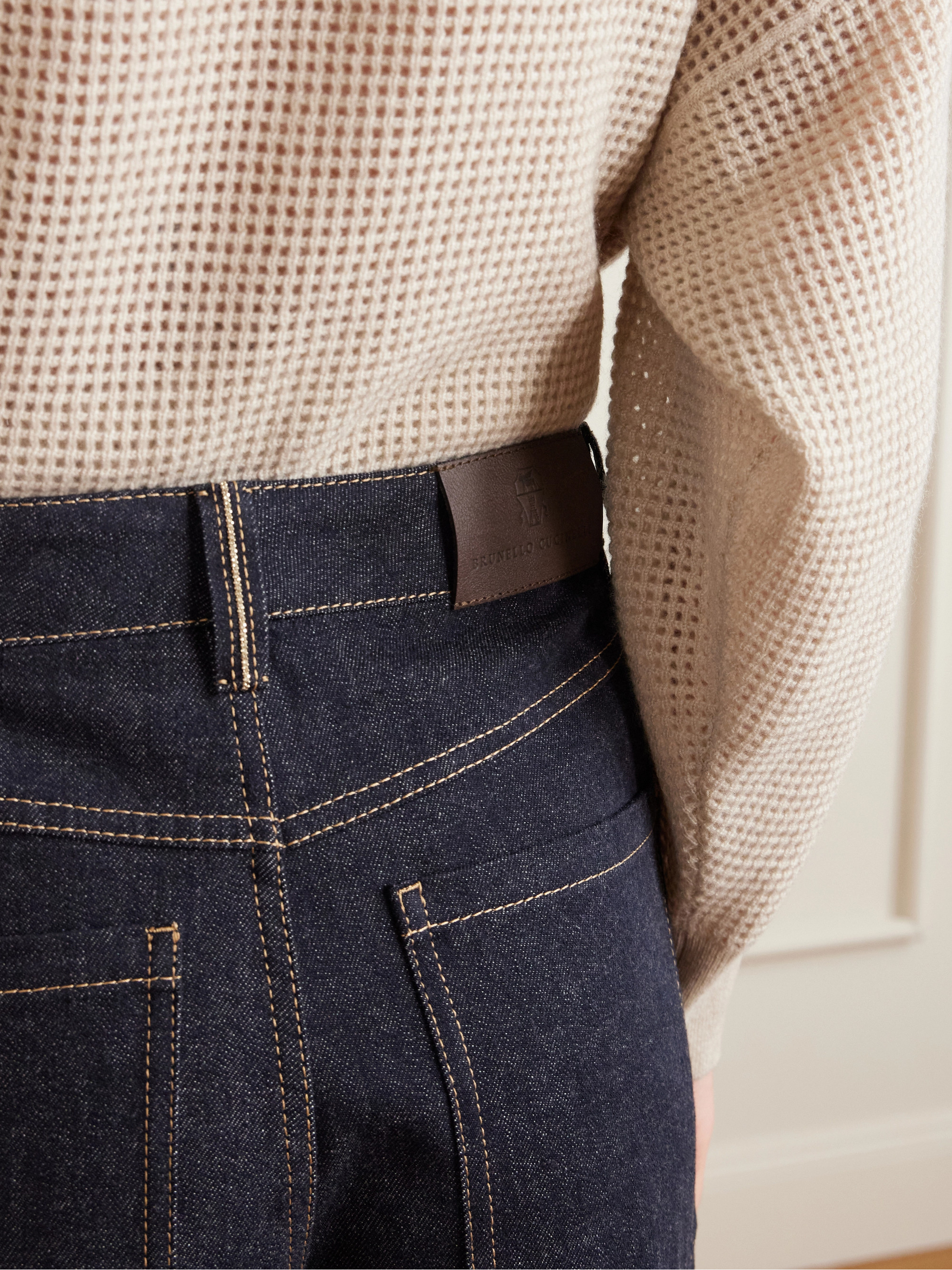 Brunello Cucinelli High-rise wide-leg jeans thumbnail
