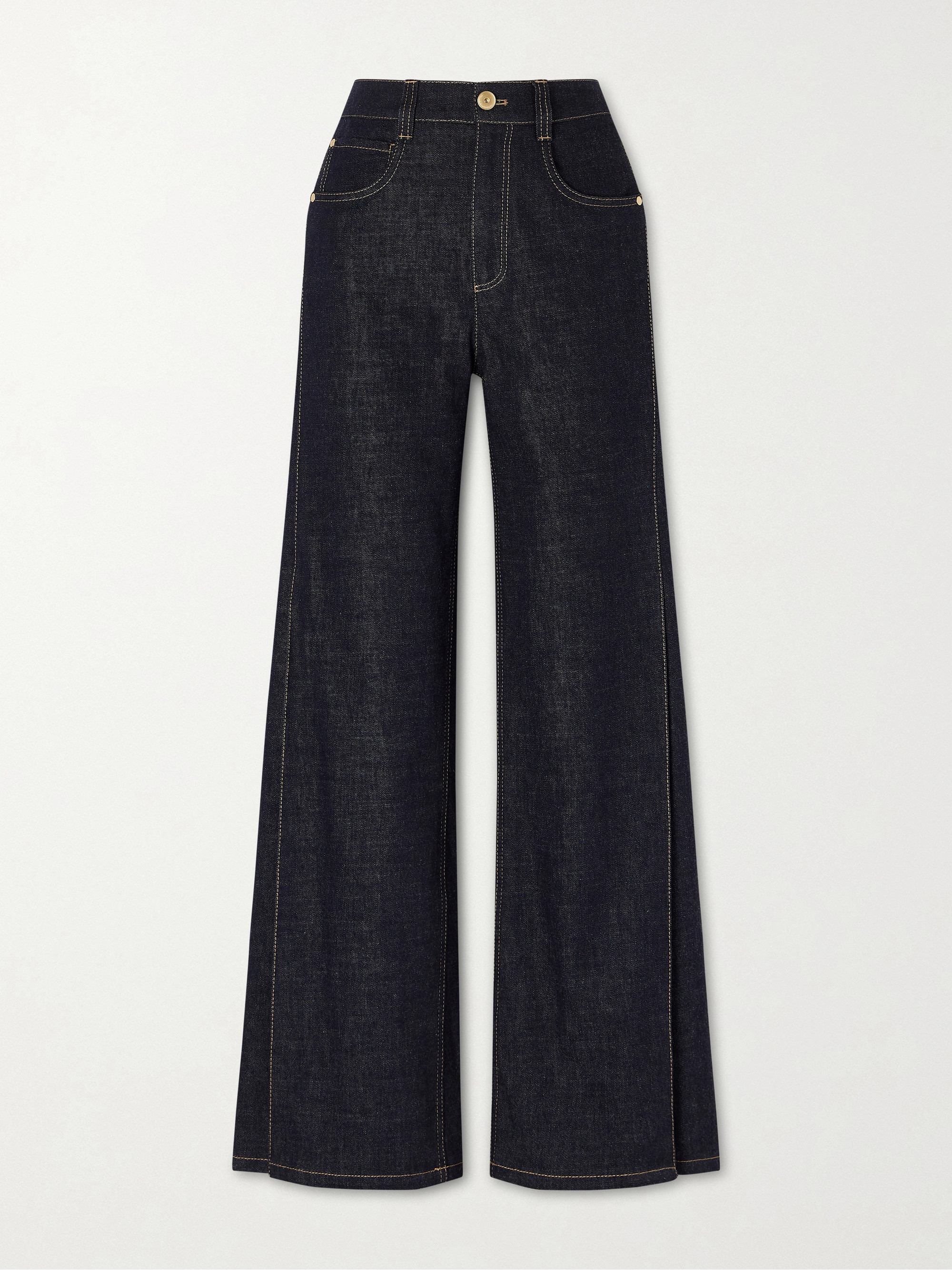 Brunello Cucinelli High-rise wide-leg jeans thumbnail