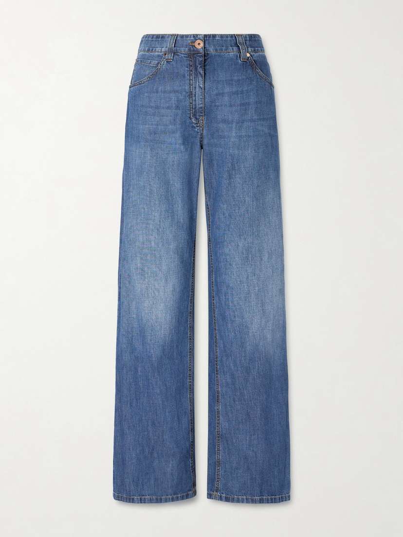 Brunello Cucinelli Mid-rise Wide-leg Jeans