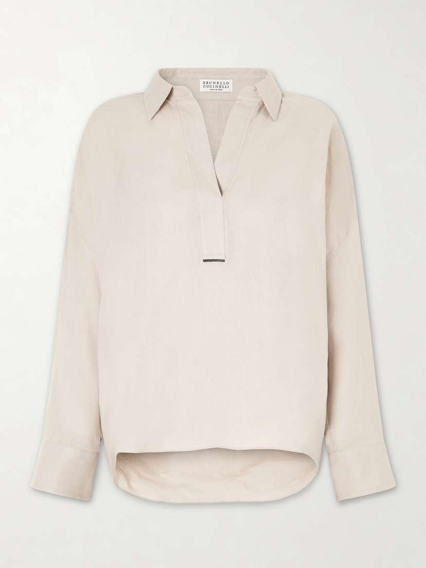 Brunello Cucinelli Linen Blouse