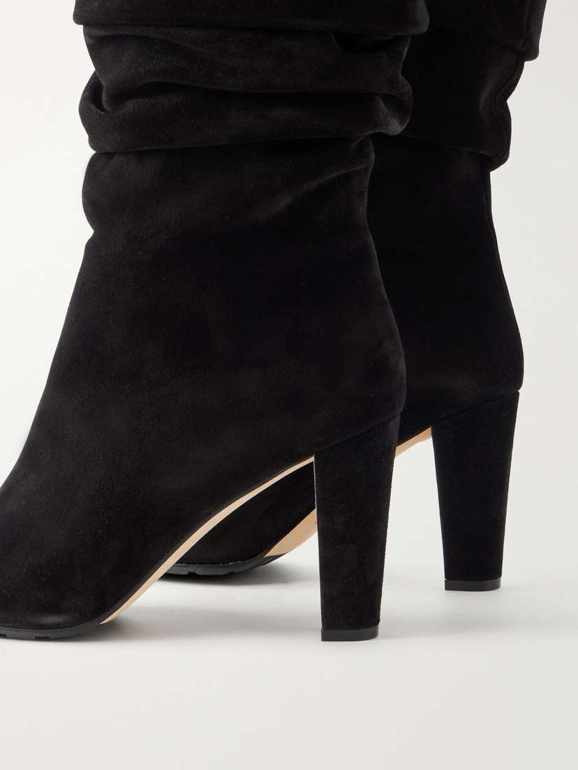 Manolo Blahnik Calassohi 90 Suede Knee Boots | Thumbnail 5