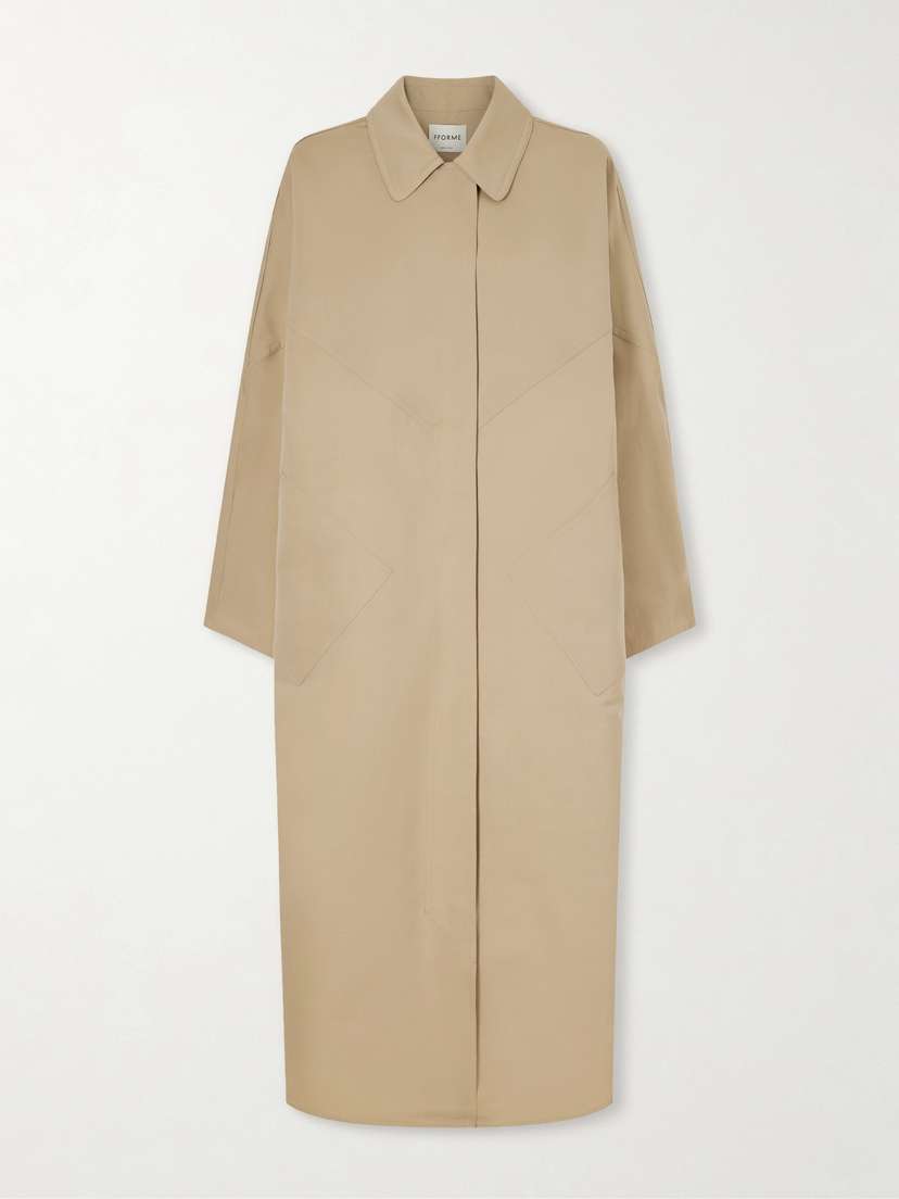 Vada Cotton-silk Faille Parka