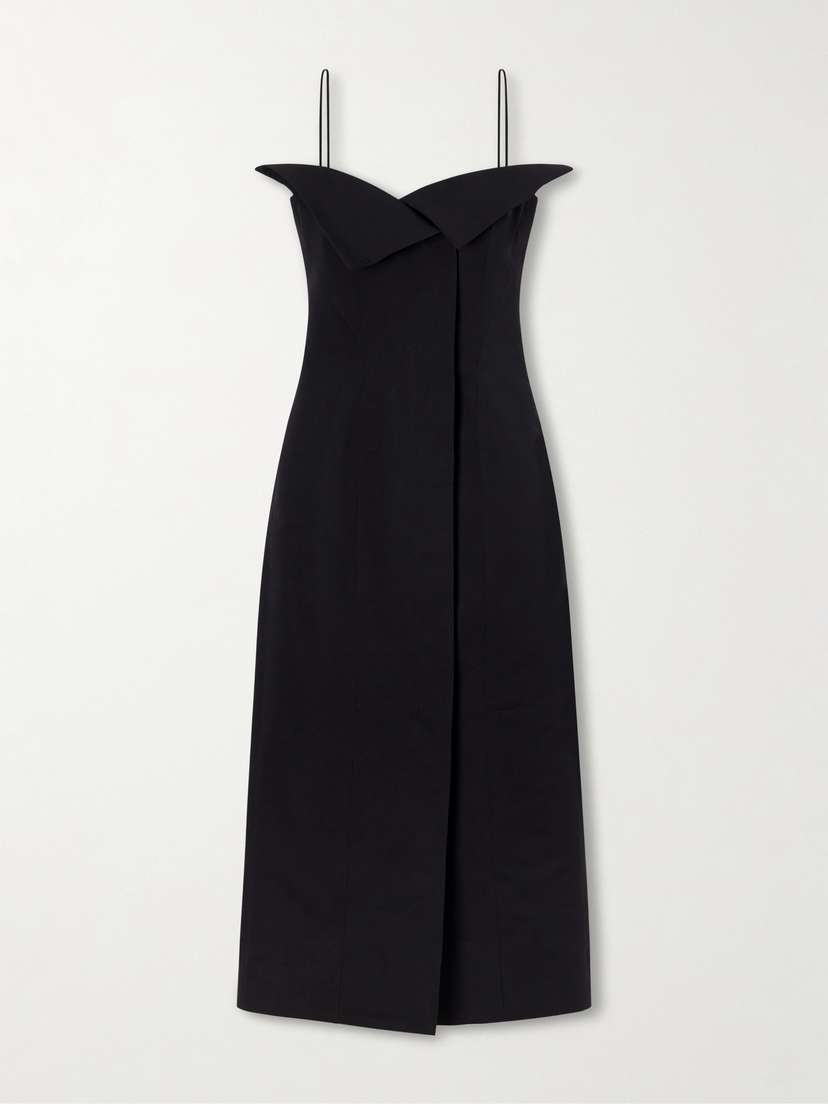 FFORME Cotton And Silk-blend Maxi Dress