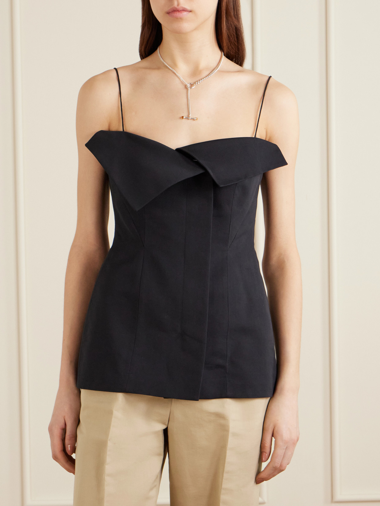Eilwen Cotton And Silk Blend Top