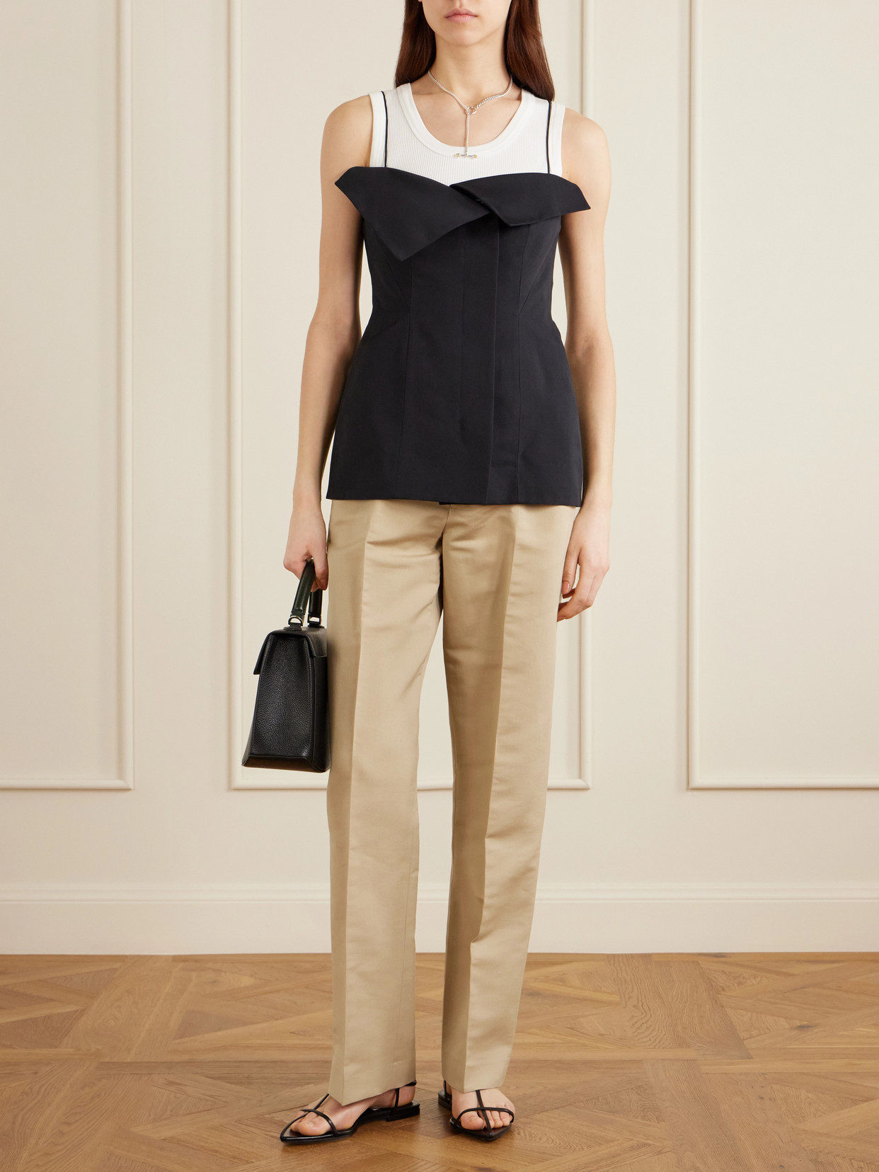 Eilwen Cotton And Silk Blend Top