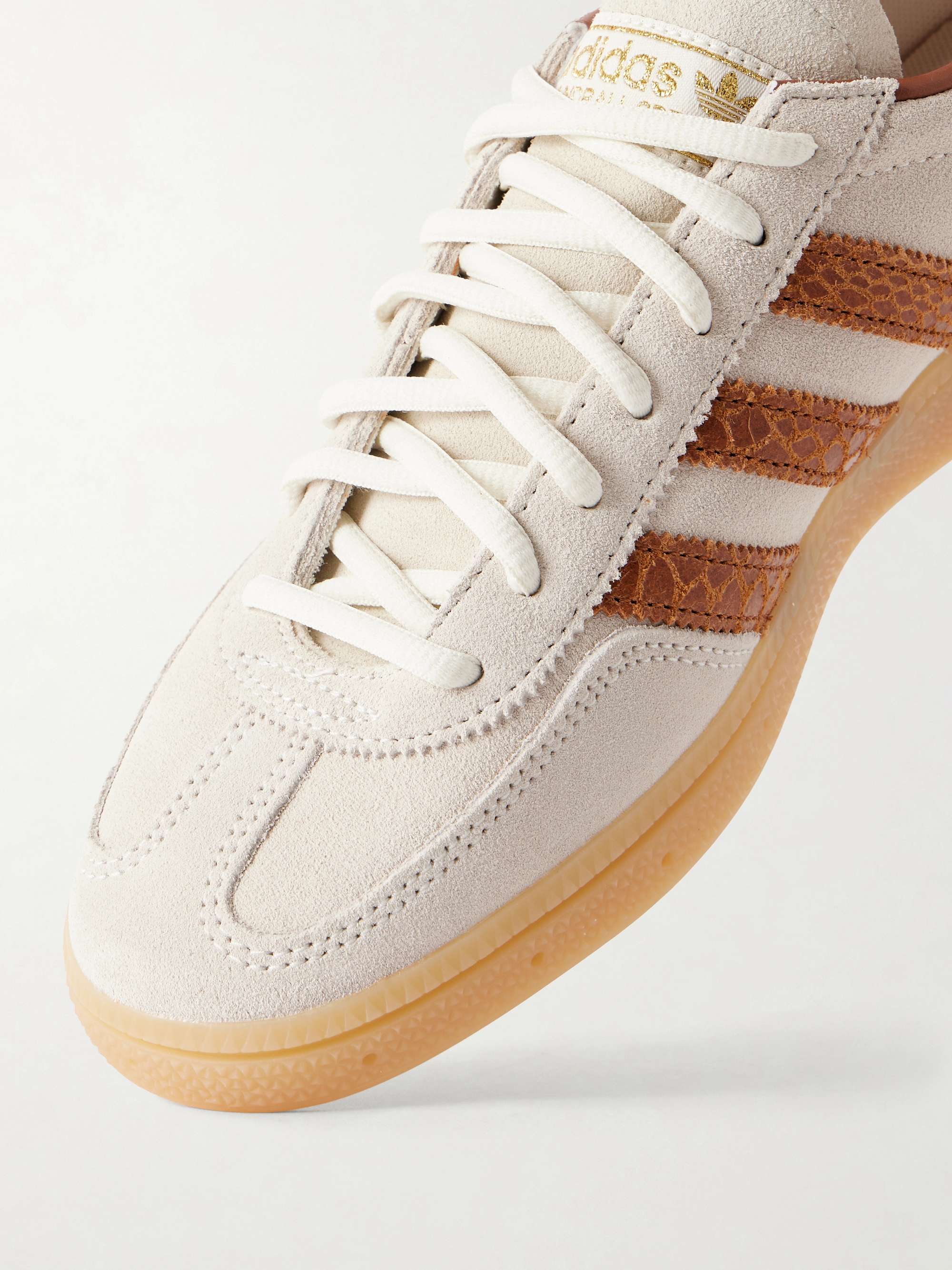 ADIDAS ORIGINALS Handball Spezial snake-effect leather and suede
