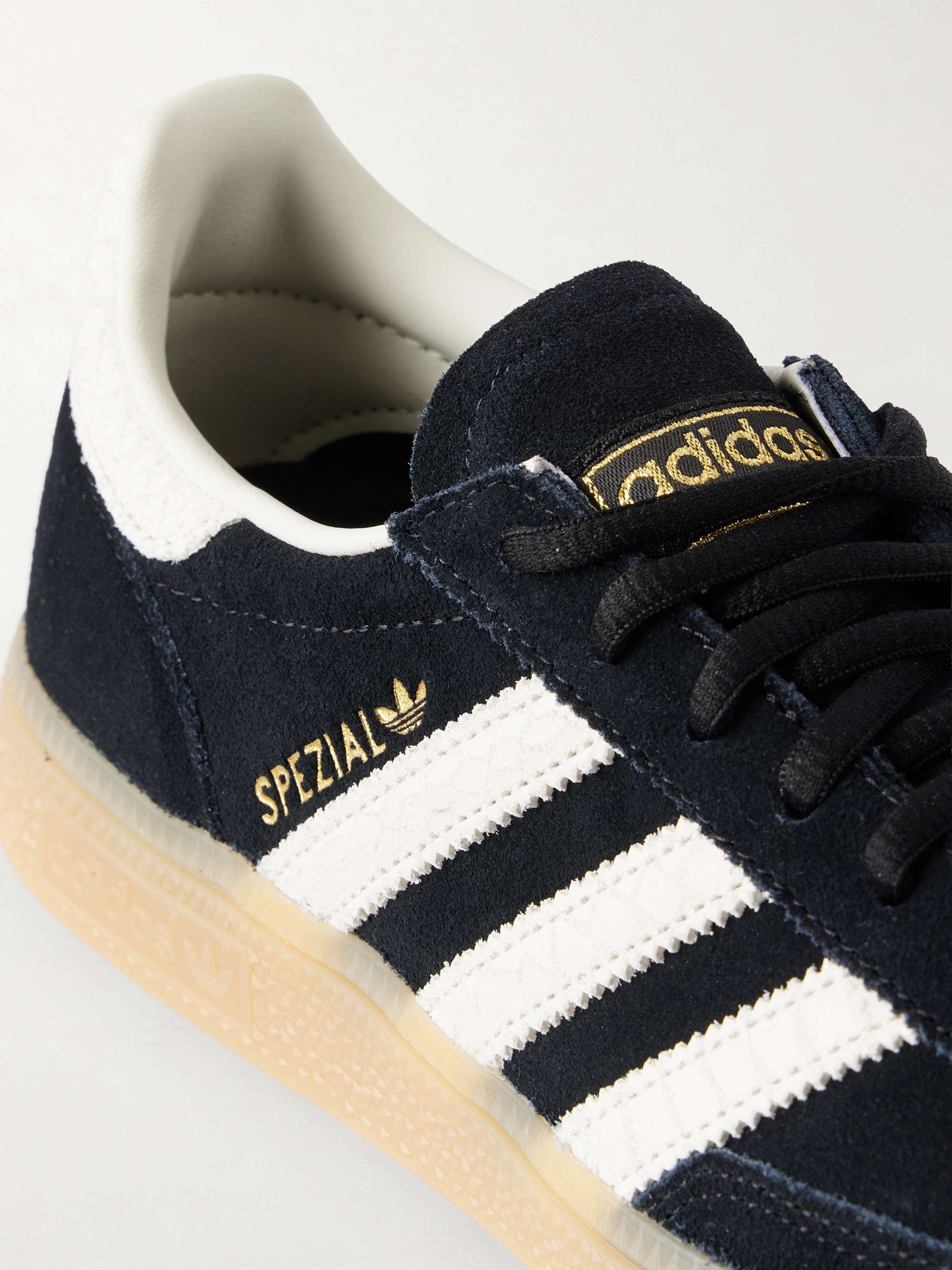 ADIDAS ORIGINALS Handball Spezial leather-trimmed suede sneakers