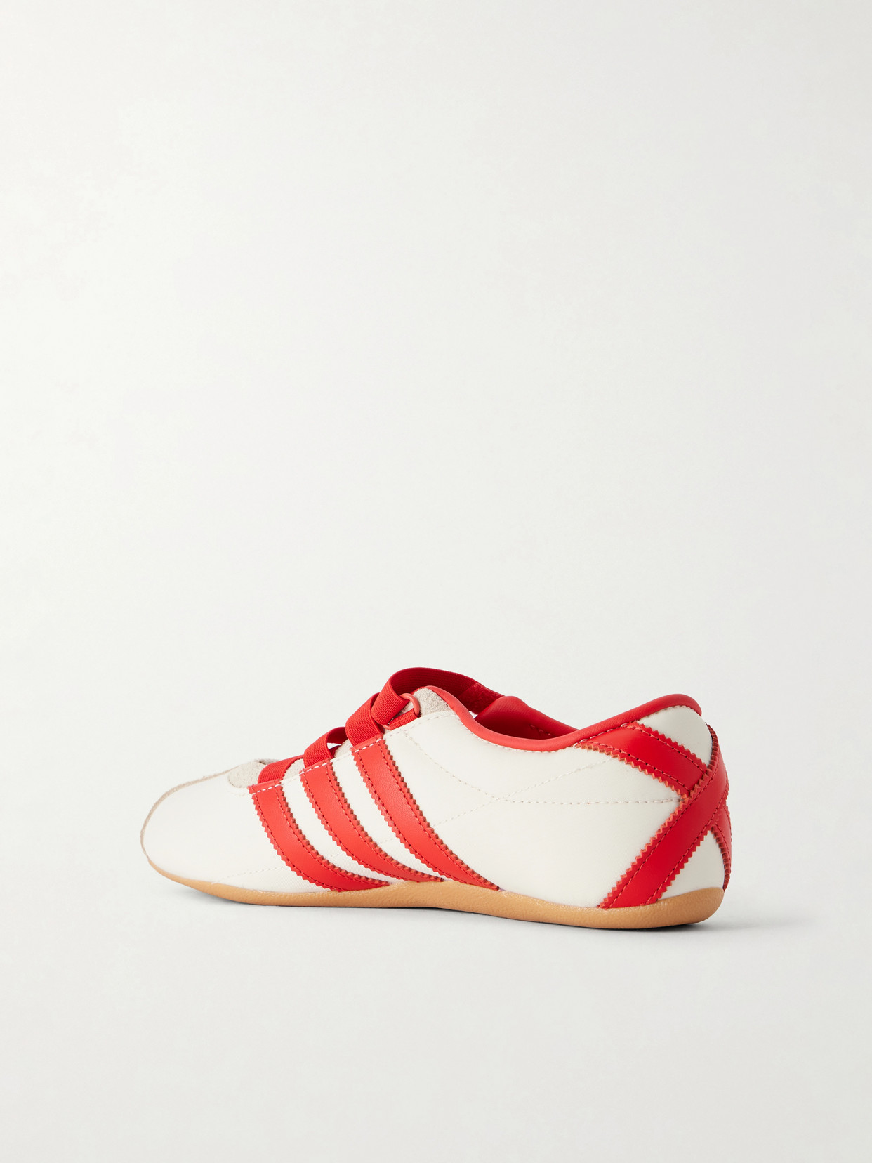 Tokyo Mj Leather-Trimmed Canvas Sneakers