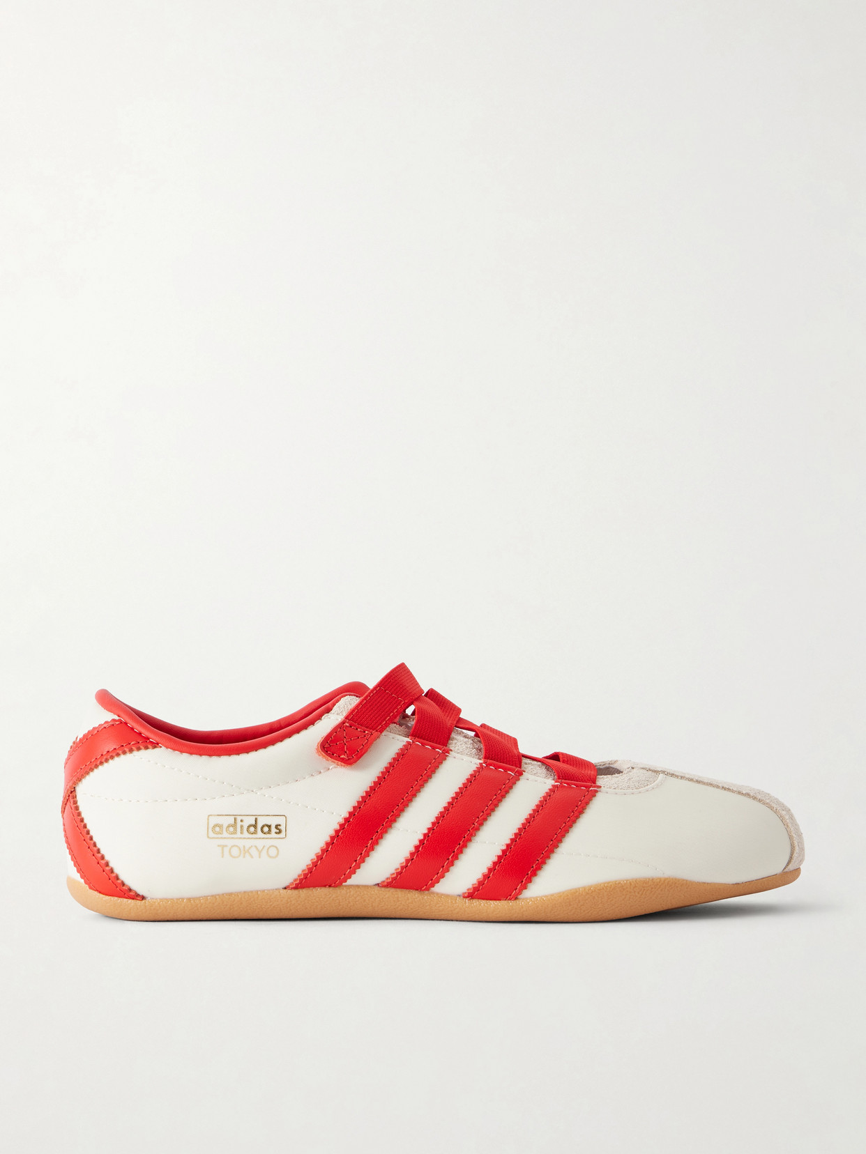 Tokyo Mj Leather-Trimmed Canvas Sneakers