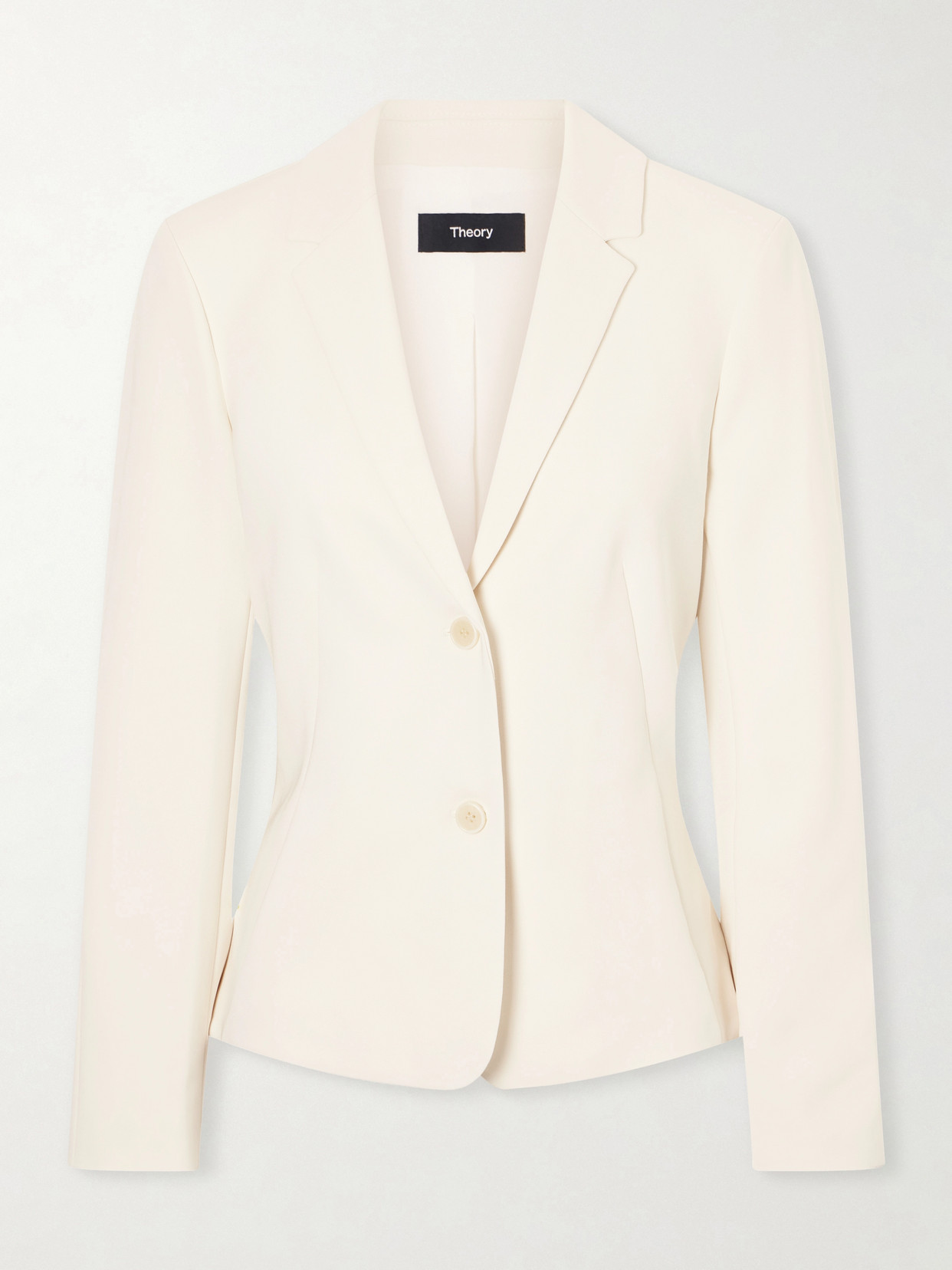 Theory Crepe Blazer In Nude