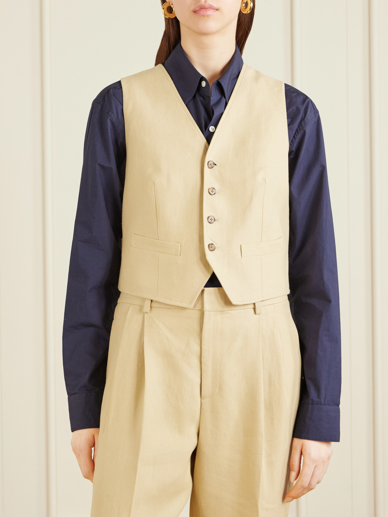 Polo Ralph Lauren - Hemp And Cotton-Voile Vest