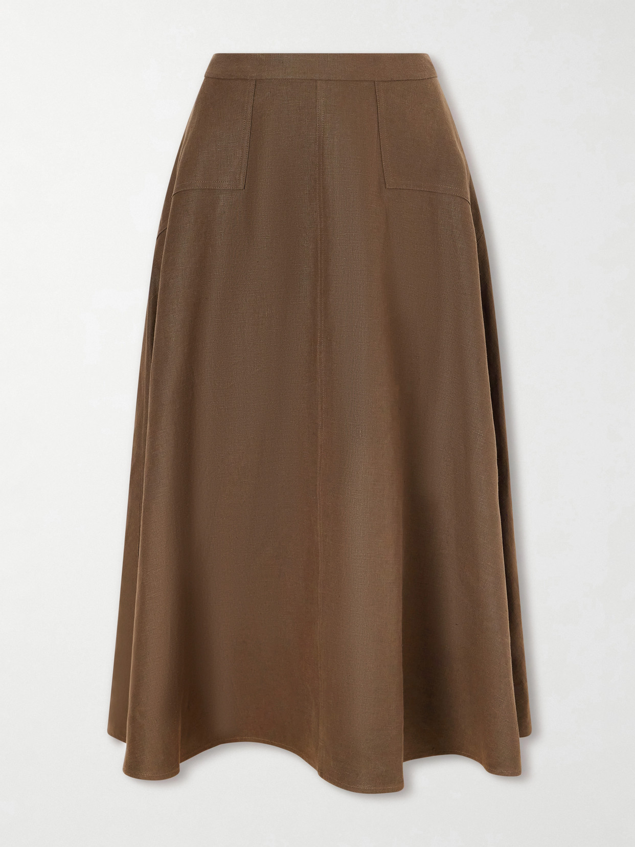 Polo Ralph Lauren – Hemp Midi Skirt – Brown Polo Ralph Lauren – Hemp Midi Skirt – Brown