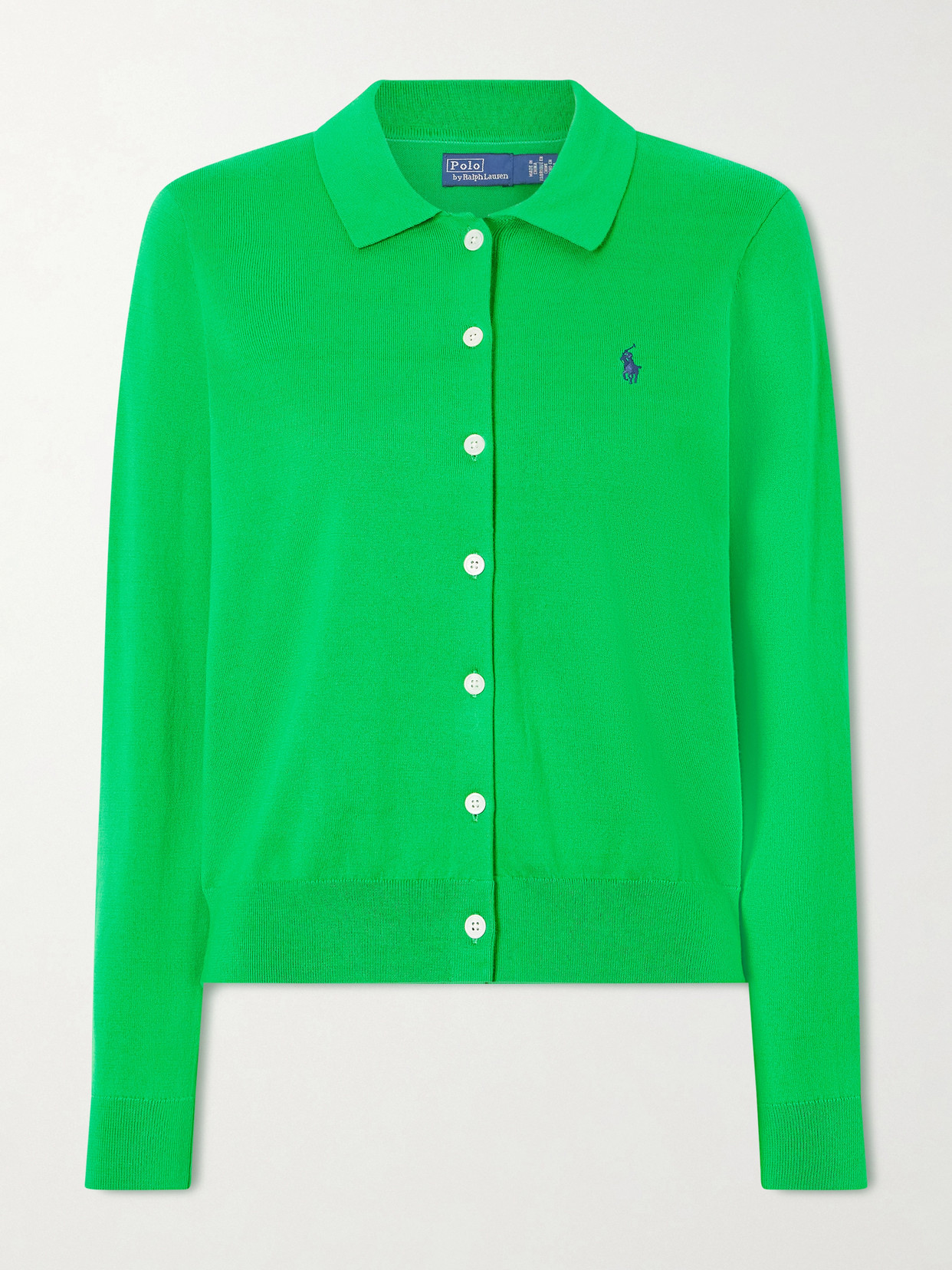 Polo Ralph Lauren Cotton-blend Cardigan In Green