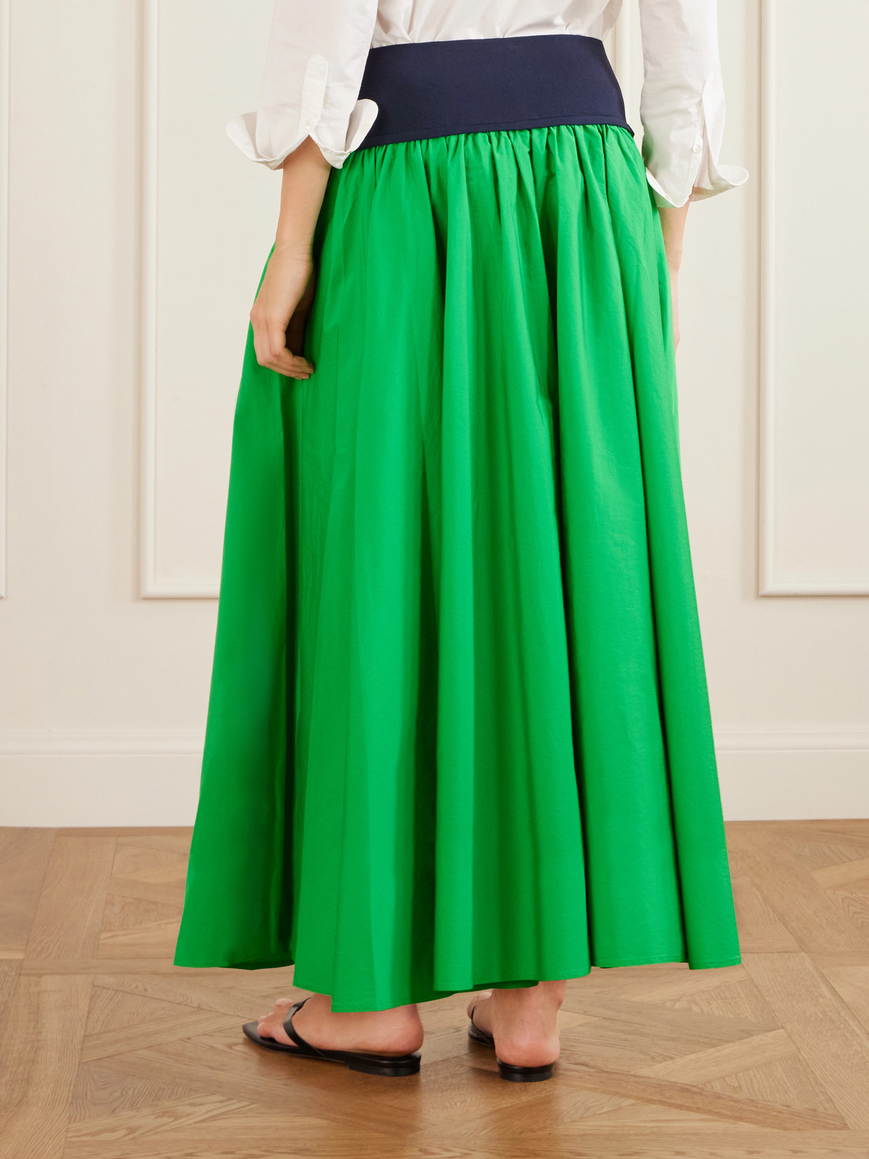 Polo Ralph Lauren - Ribbed Cotton-Poplin Maxi