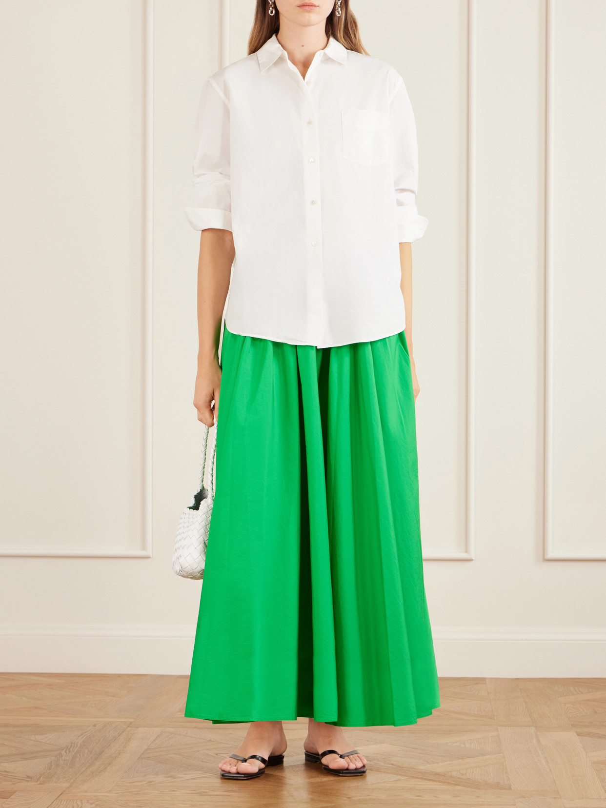 Polo Ralph Lauren - Ribbed Cotton-Poplin Maxi