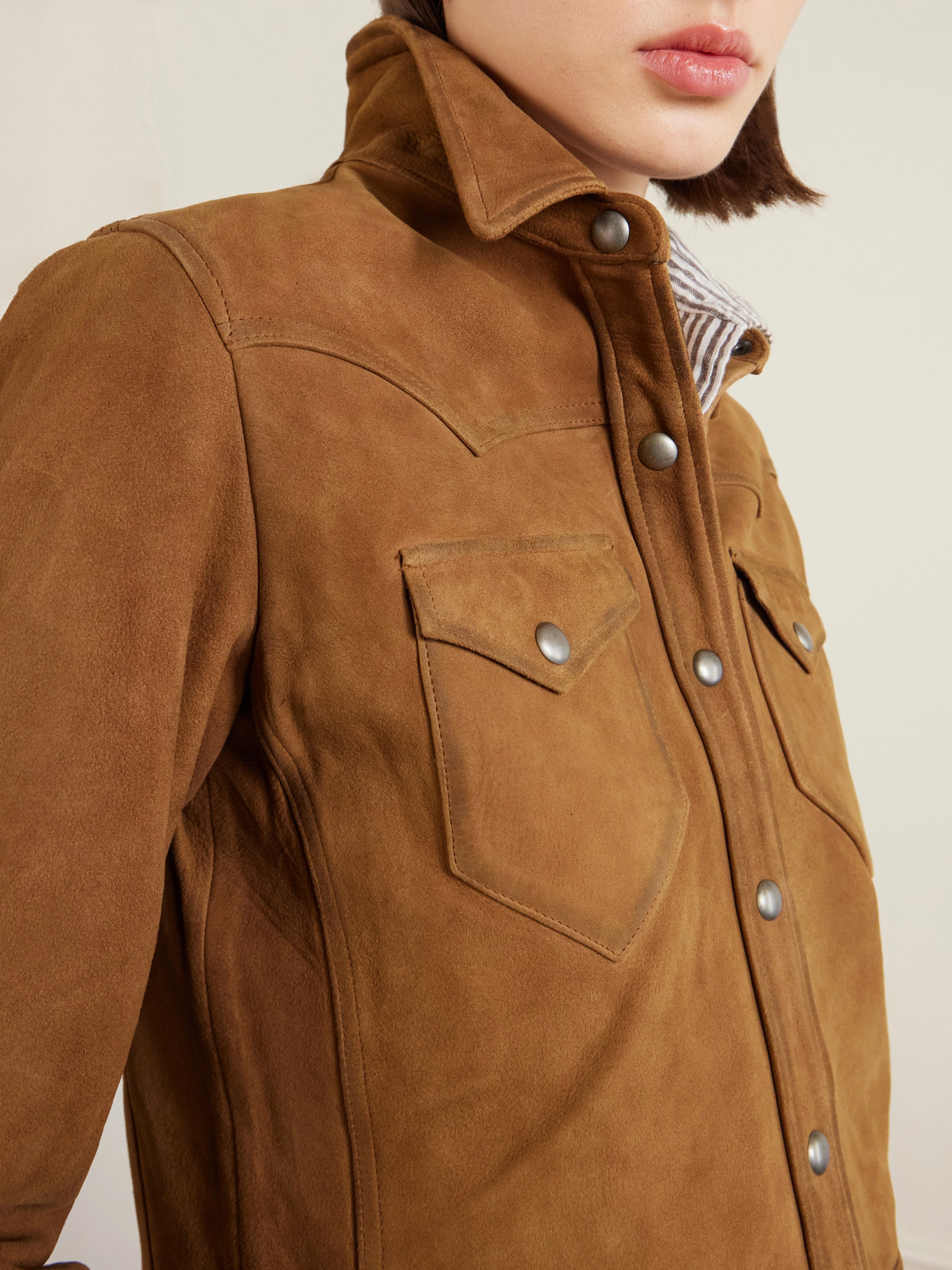 Rrl Suede Jacket In Multi