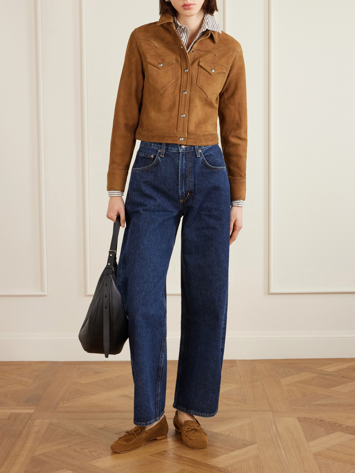 Rrl Suede Jacket In Multi