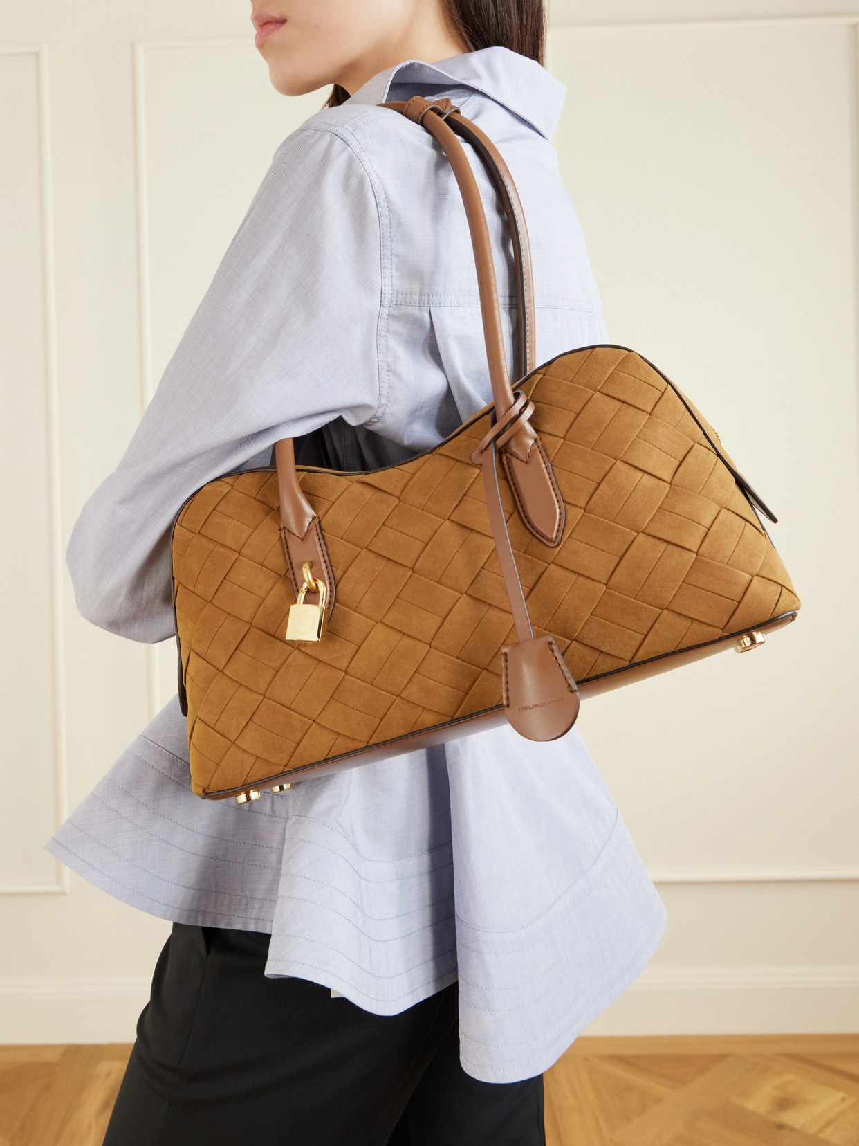 Ryder Medium Woven Shoulder Bag