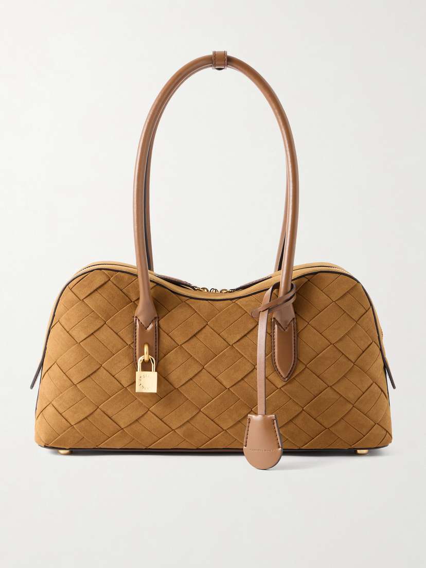 Stella McCartney Ryder Medium Woven Shoulder Bag