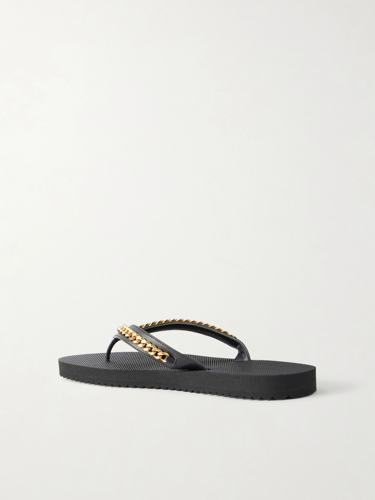 Falabella Embellished Vegetarian Material Flip Flops